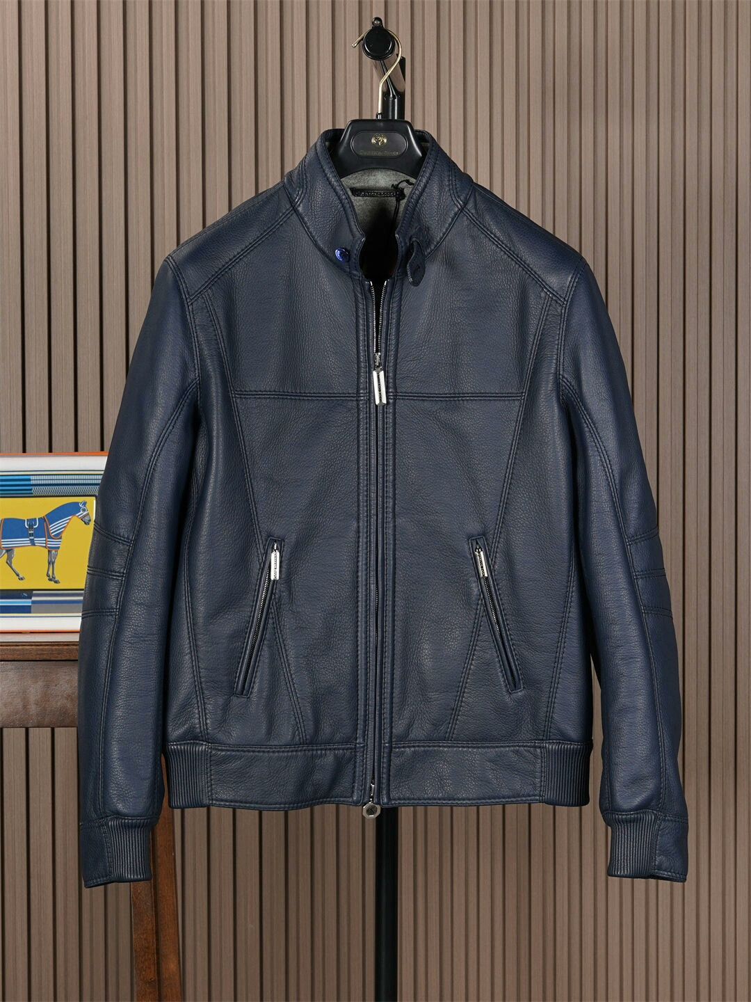 Stefano Ricci Stefano Ricci Leather Jacket with Cashmere Lining Size US M / EU 48-50 / 2 - 1 Thumbnail