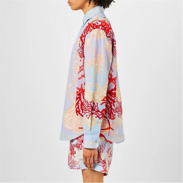 Versace o1g2r1mq0824 Silk Lsshirt Shirts in Multicolor Size US S / EU 44-46 / 1 - 4 Thumbnail