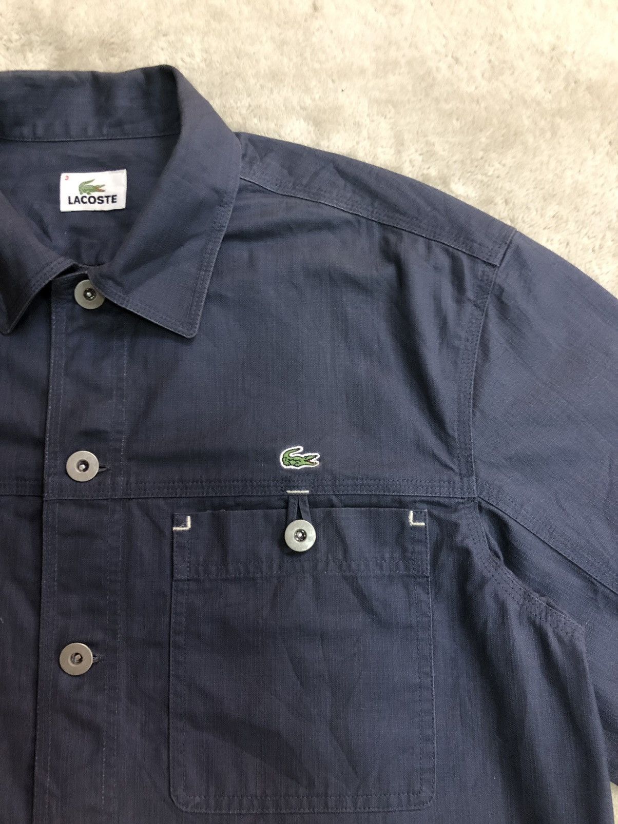 Lacoste × Vintage Vintage Lacoste Workwear Chore Jacket Size US L / EU 52-54 / 3 - 6 Thumbnail
