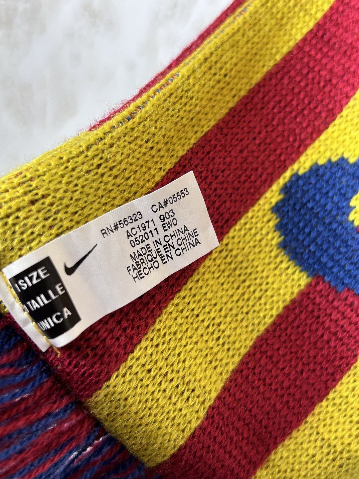 Nike Nike FC Barcelona 2011-12 Double Sided Fanwear Scarf Size ONE SIZE - 7 Thumbnail