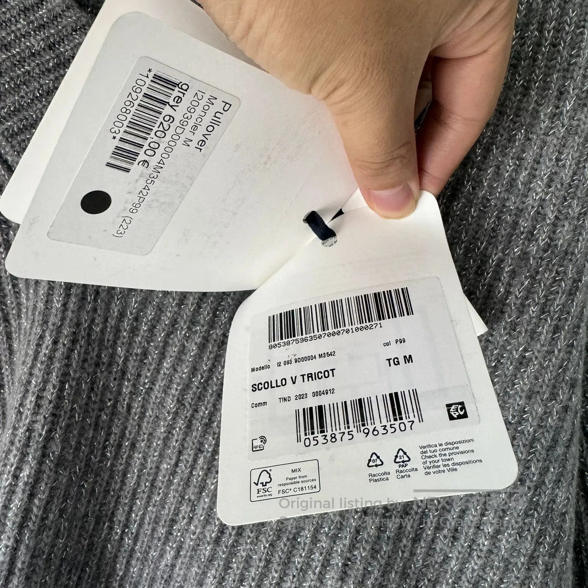 Moncler Moncler V. Size US M / EU 48-50 / 2 - 6 Thumbnail