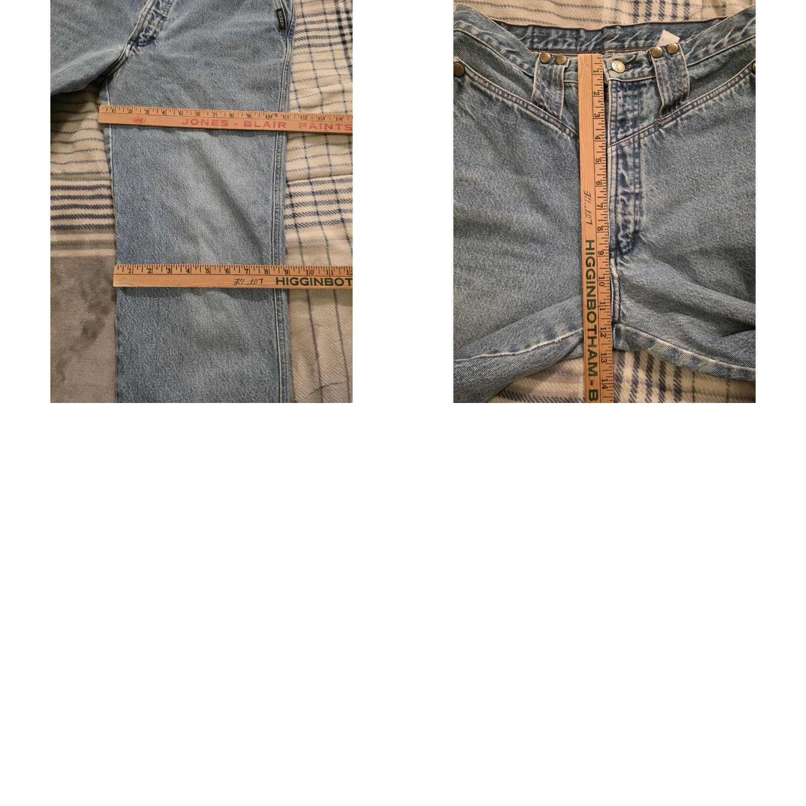 Vintage VINTAGE Rocky Mountain Jeans Women Tapered Jeans 31/11 Blue 100% Cotton USA 90s 80s Western Wear Mens? Size 24" / US 00 / IT 34 - 10 Thumbnail