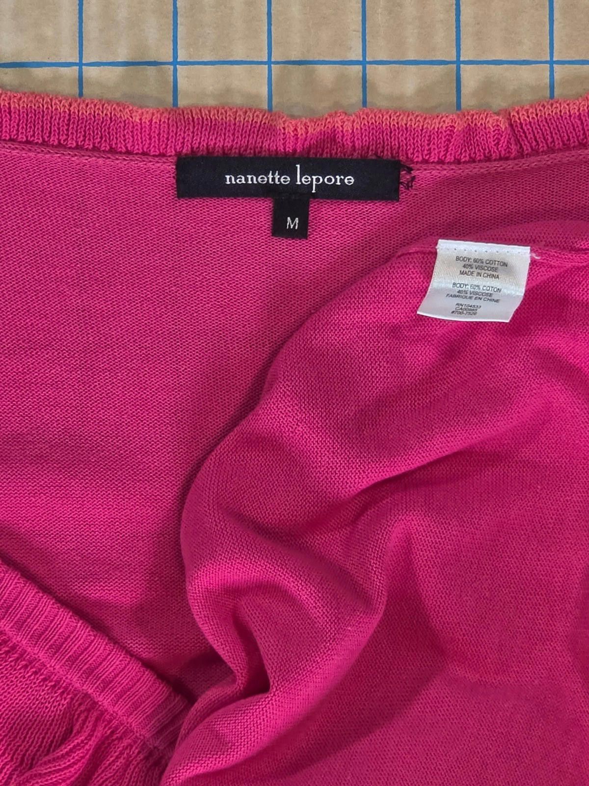 Other Nanette Lepore Pink Textured Sheath Dress Pockets Medium Y2K Size M / US 6-8 / IT 42-44 - 5 Thumbnail