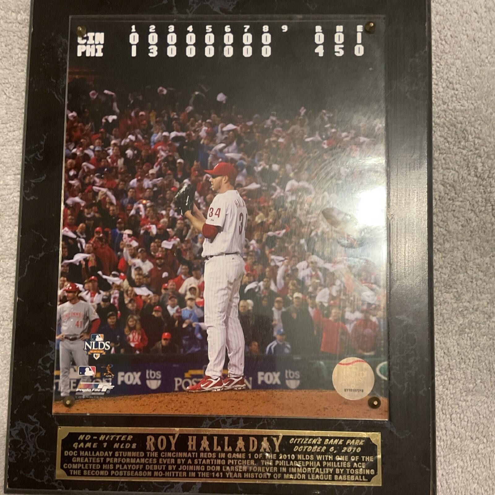 Other Philadelphia Phillies Roy Halladay Plaque with Nameplate Size ONE SIZE - 1 Thumbnail