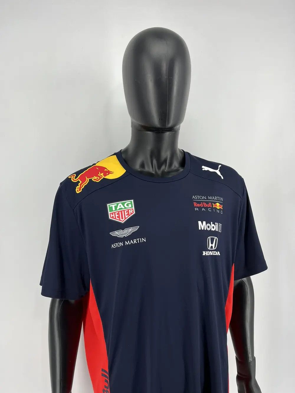 Formula 1 × Puma × Red Bull Aston Martin Red Bull Racing Team Puma F-1 Tee y2k Size US XXL / EU 58 / 5 - 3 Thumbnail