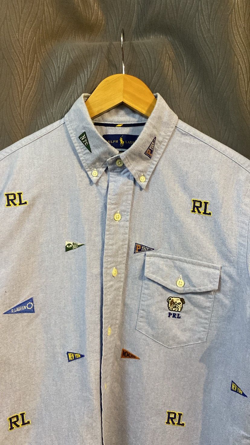 Polo Ralph Lauren × Vintage (RARE)POLO RALPH LAUREN BULLDOG OVP SHIRT MEDIUM Size US M / EU 48-50 / 2 - 4 Thumbnail