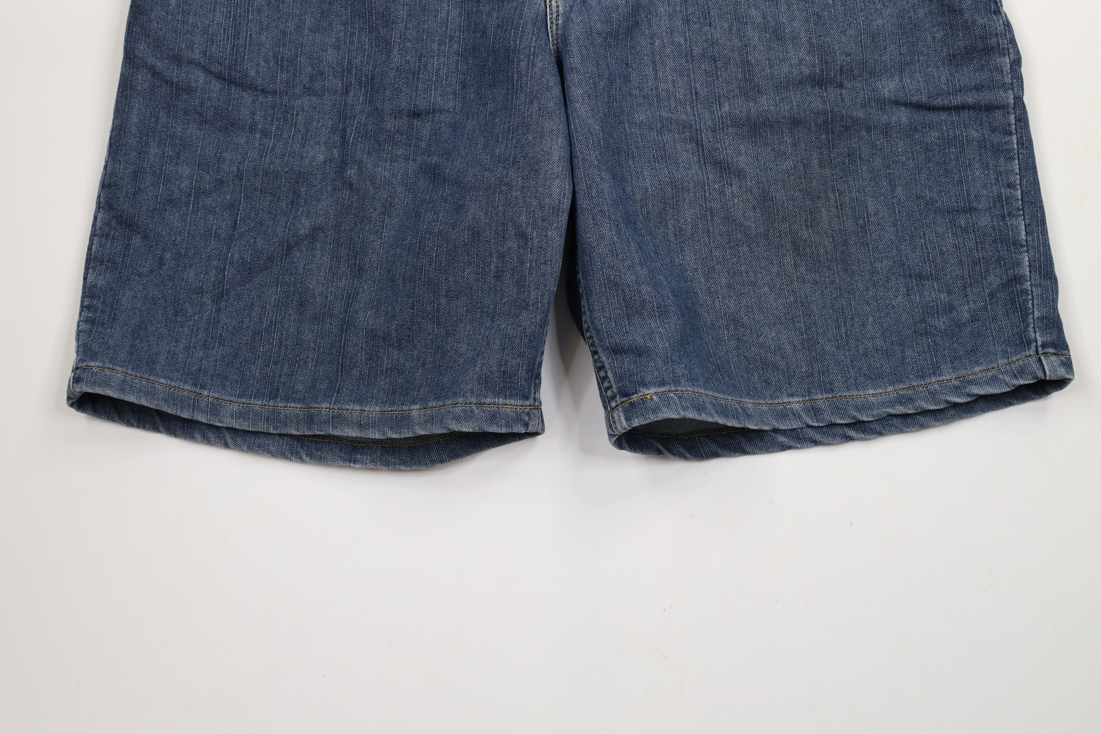 Tommy Hilfiger × Vintage Vintage Y2K 2001 Tommy Hilfiger Baggy Fit Denim Shorts Jorts Size US 38 / EU 54 - 4 Thumbnail