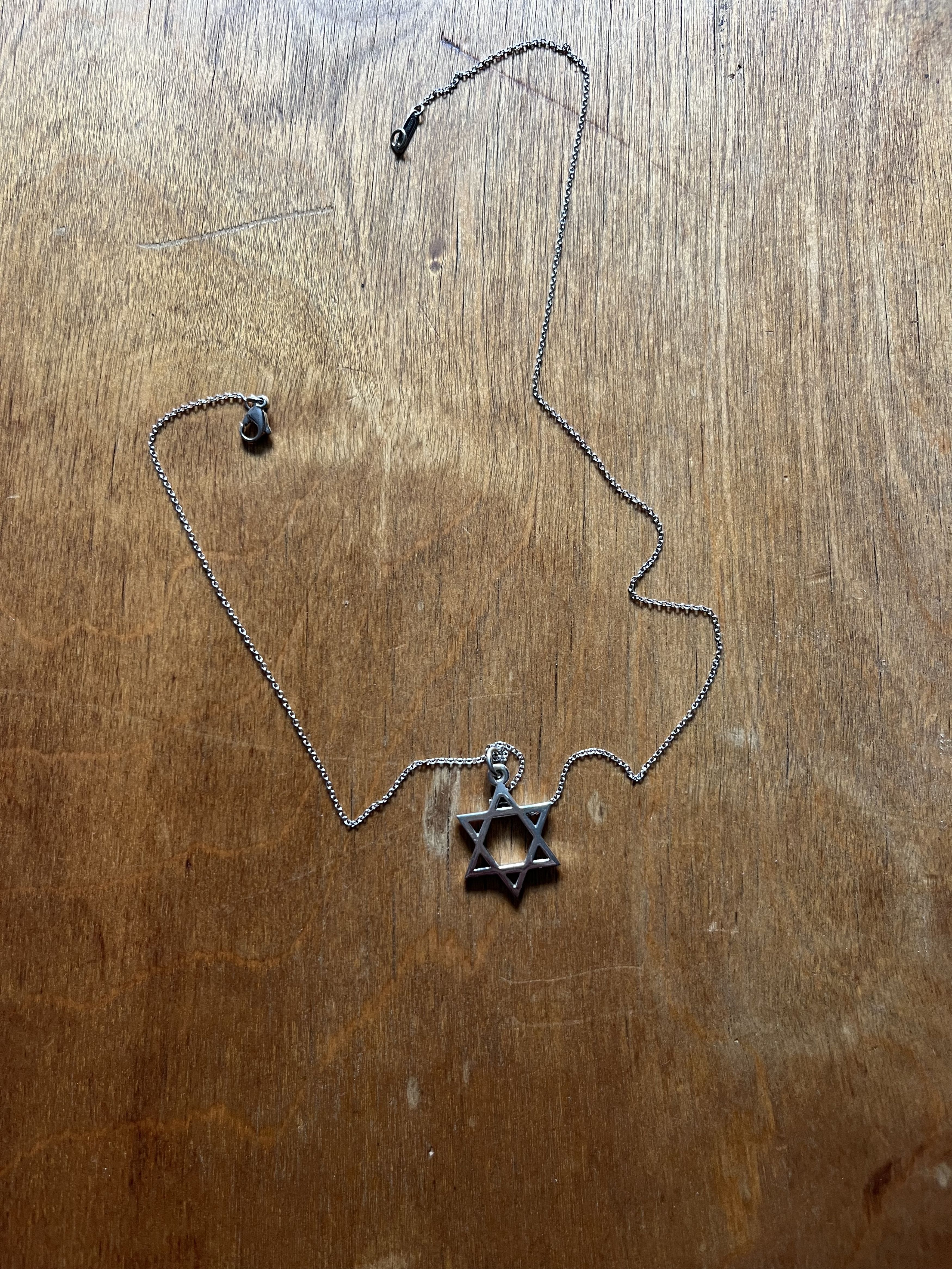 Tiffany & Co. Tiffany White Gold Star of David Necklace Size ONE SIZE - 2 Thumbnail