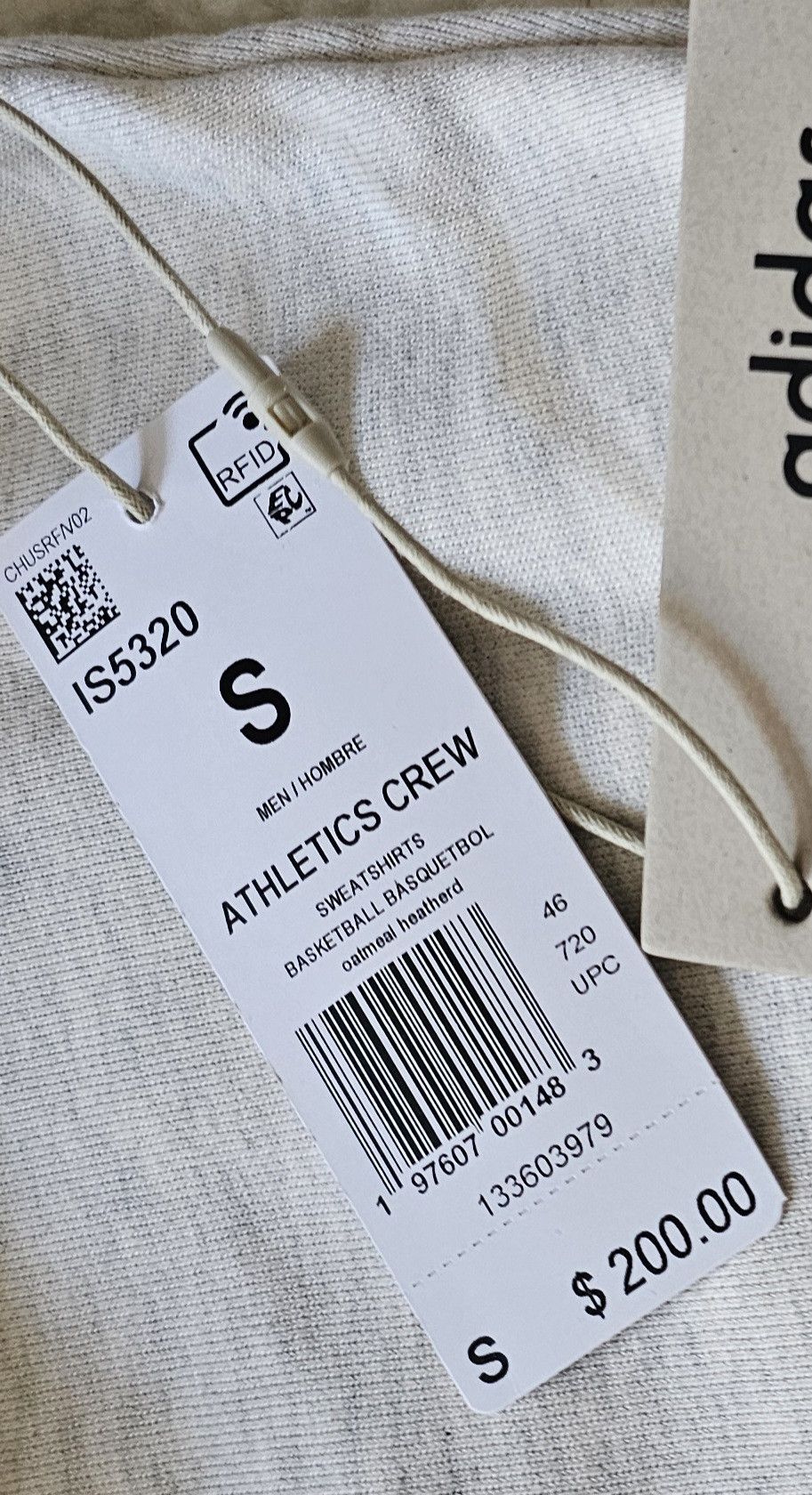 Adidas × Fear of God Adidas Fear of God Crewneck Size US S / EU 44-46 / 1 - 9 Thumbnail