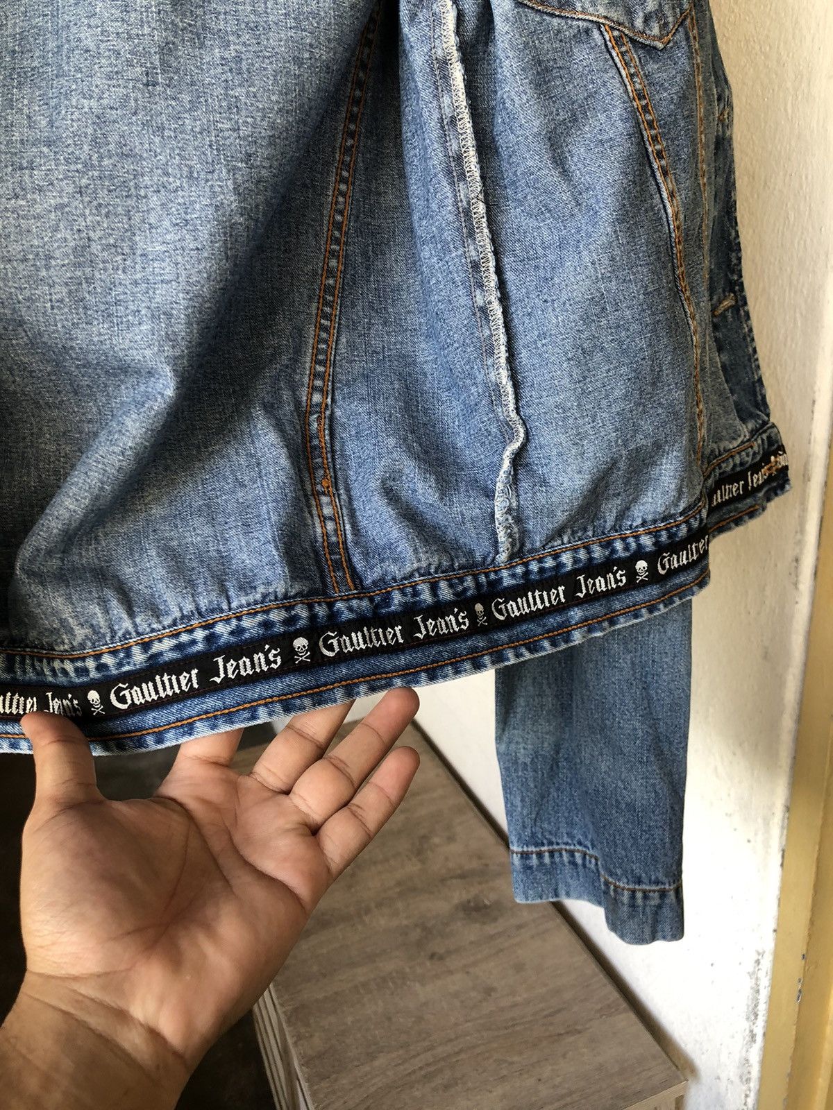 Jean Paul Gaultier Vintage 90s Jean Paul Gaultier Denim Trucker Jacket Size US M / EU 48-50 / 2 - 10 Thumbnail