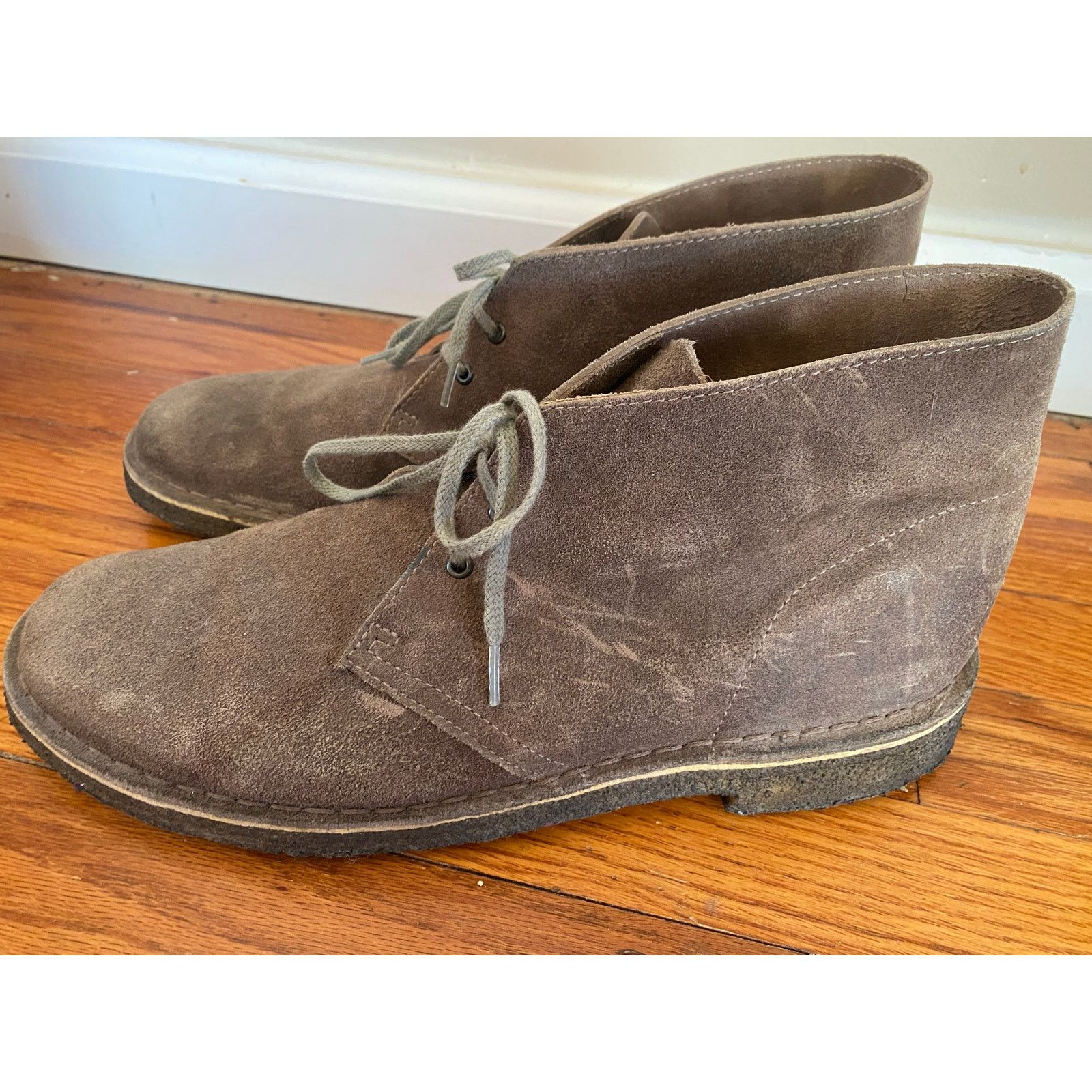Clarks Clarks Originals Desert Boots 11.5 M Suede Crepe Sole Chukka Size US 11.5 / EU 44-45 - 3 Thumbnail