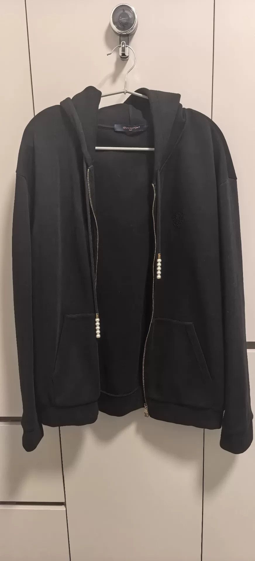 Louis Vuitton LV x Pharrell Black Hooded Jacket XXL Size US XXL / EU 58 / 5 - 1 Thumbnail