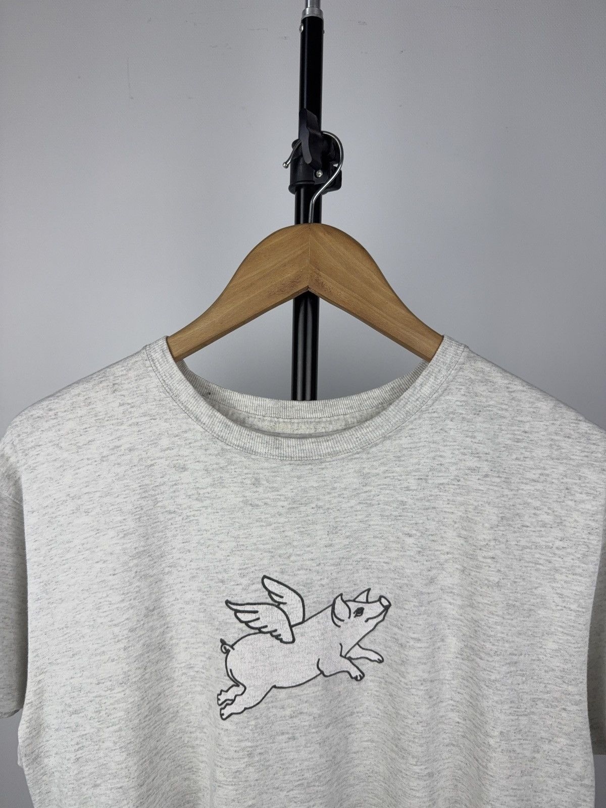 Other Vintage 90s Humor “When Pigs Fly” Graphic ART T shirt Size US M / EU 48-50 / 2 - 2 Thumbnail