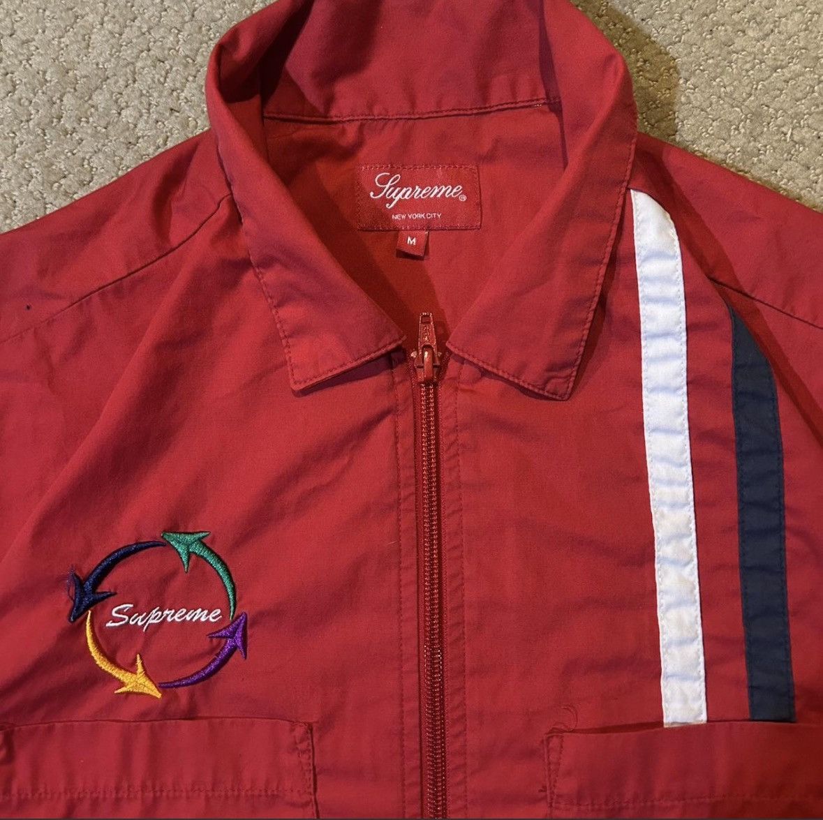 Supreme Supreme Zip-up/Button Up Work Shirt Size US M / EU 48-50 / 2 - 3 Thumbnail