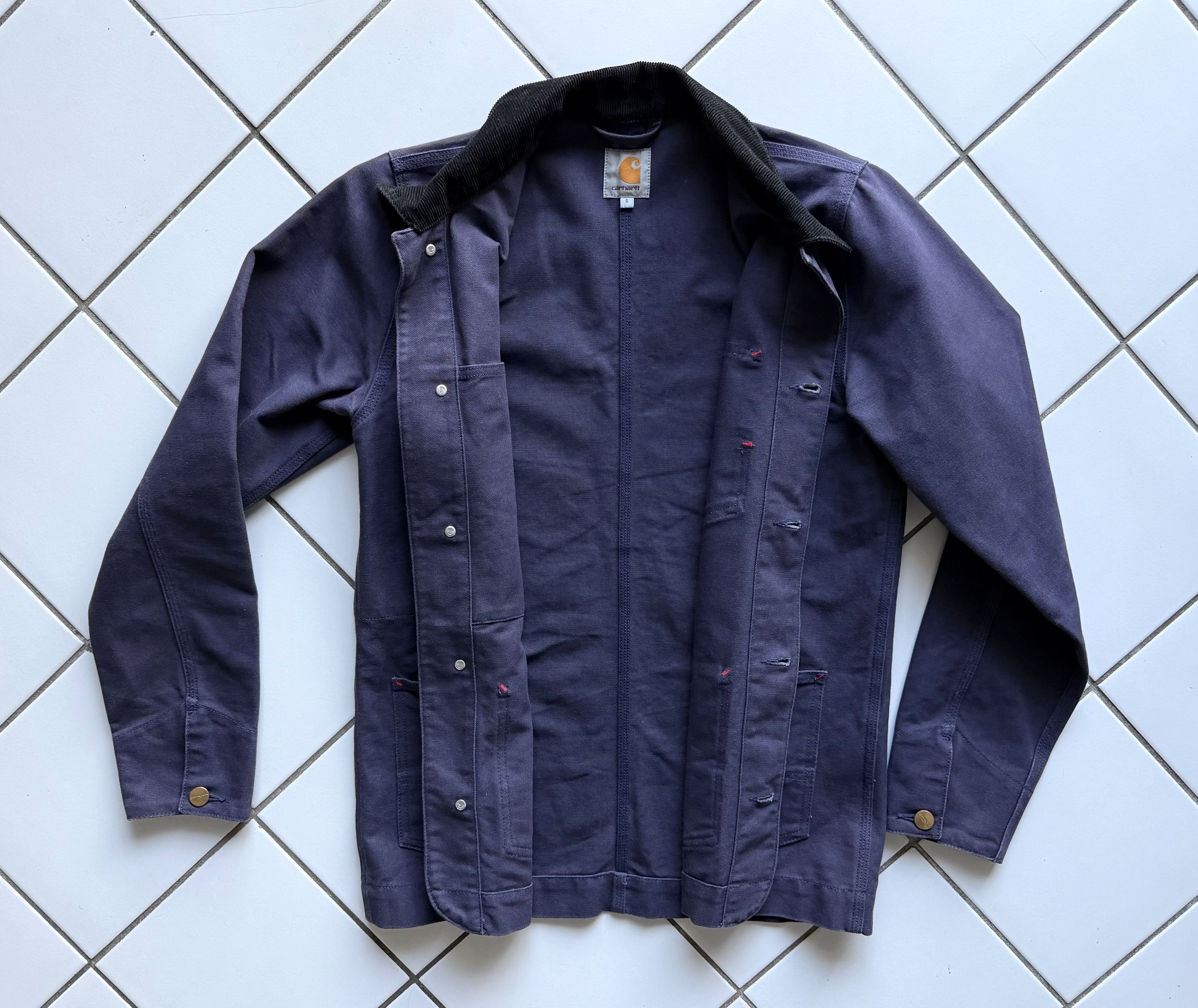 Carhartt Rare Carhartt WIP navy/purple State Coat Size US S / EU 44-46 / 1 - 6 Thumbnail