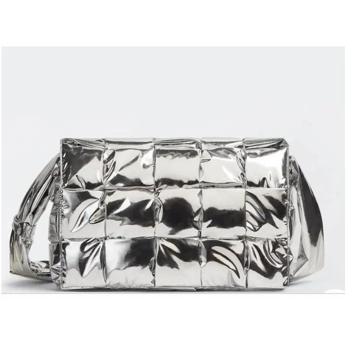 Bottega Veneta o1lf3ng10725 Size: OS / Padded Tech Cassette Bag Silver Size ONE SIZE - 1 Thumbnail