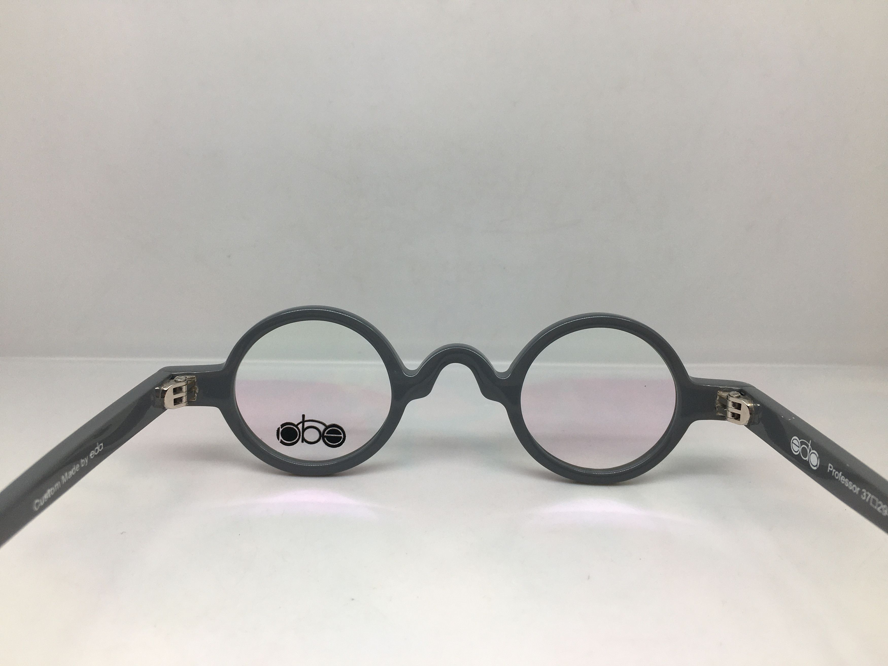 Other EYECRAFT 3012B Grey Ivy League Round Eyeglasses Frame Size ONE SIZE - 4 Thumbnail