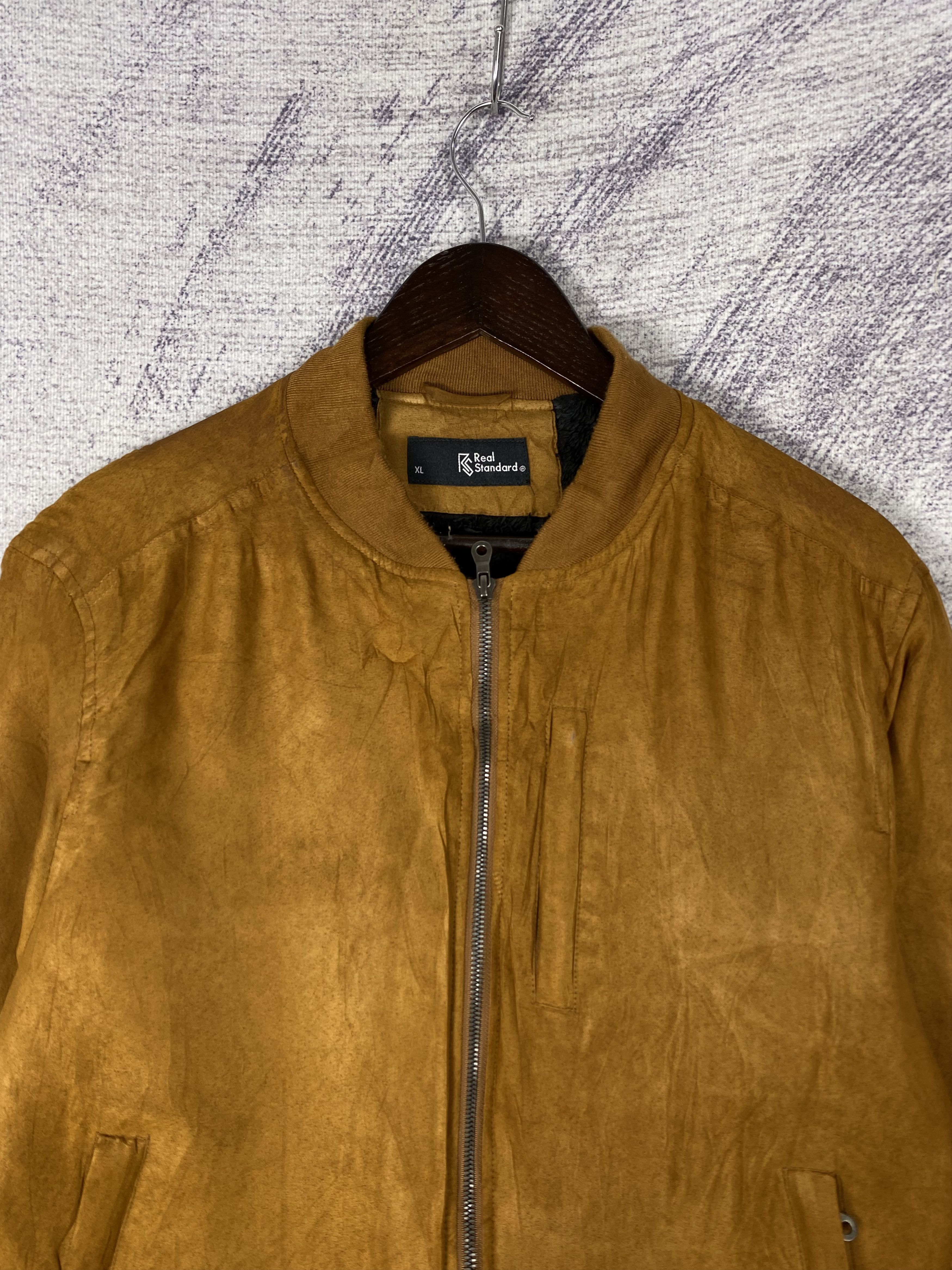 Japanese Brand Vintage Real Standard Bomber Jacket Size US XL / EU 56 / 4 - 2 Thumbnail