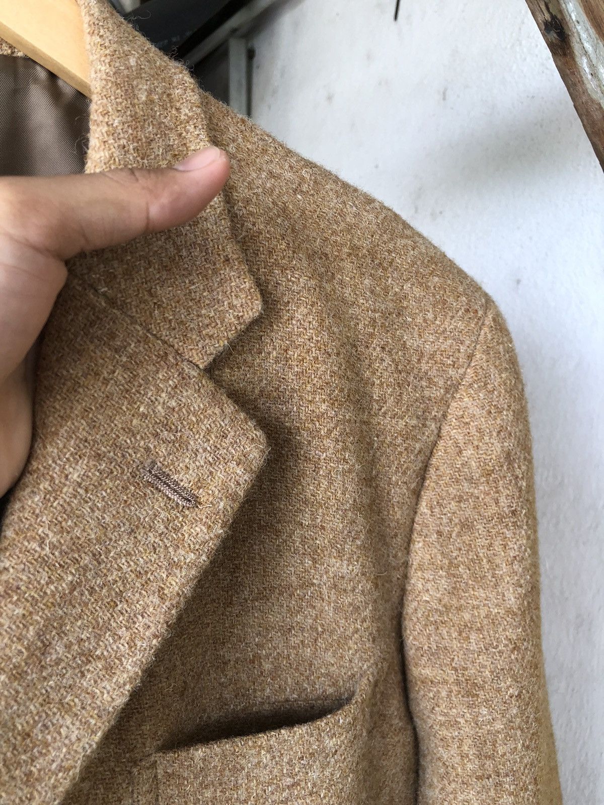 Harris Tweed Vintage East Boy Men x Harris Tweed Wool Blazer Jacket Size US M / EU 48-50 / 2 - 5 Thumbnail