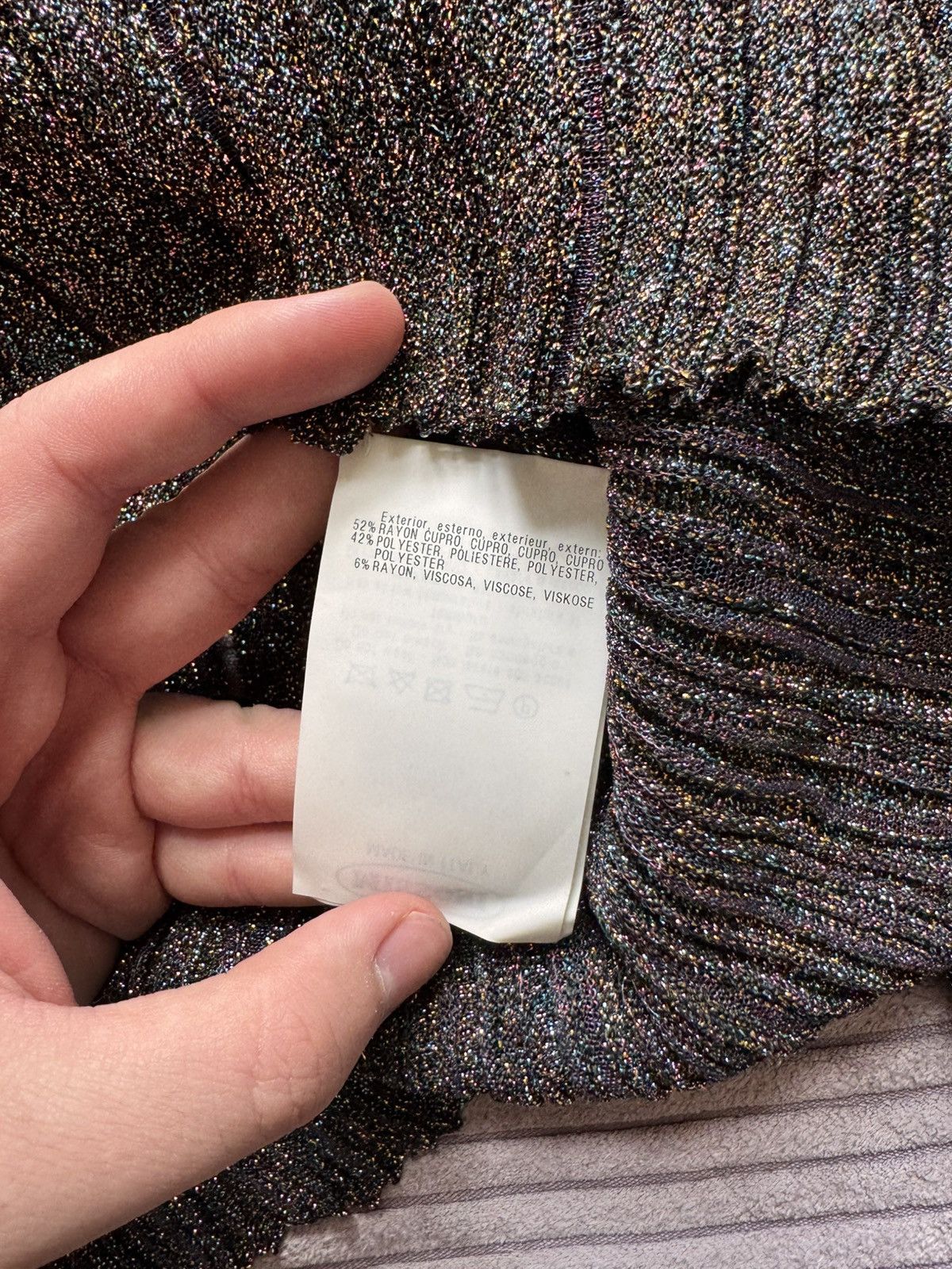 Missoni Vintage Missoni pleated glittered Tied Woman 42it Blouse Size M / US 6-8 / IT 42-44 - 8 Thumbnail