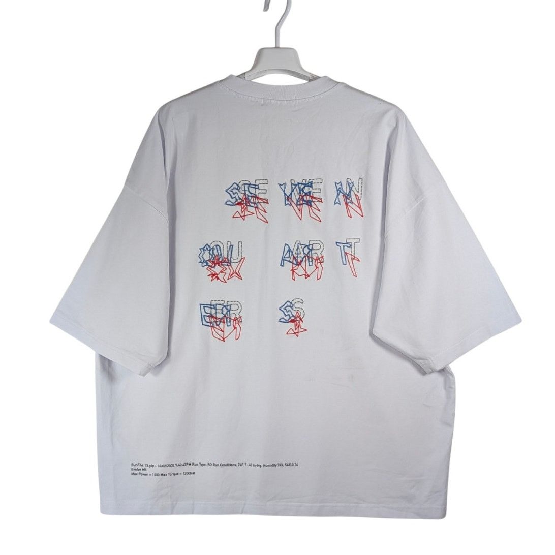 Unknown London Evolve X Seven Quarters Dyno Graphic T-Shirt White Men’s XL Size US XL / EU 56 / 4 - 2 Thumbnail