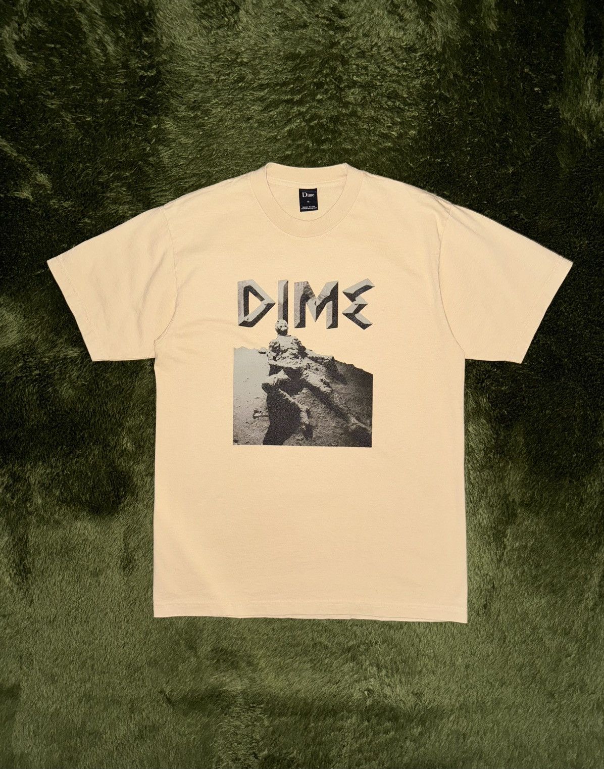 Dime [M] DIME Made in USA Tubular T-Shirt Beige Size US M / EU 48-50 / 2 - 1 Thumbnail