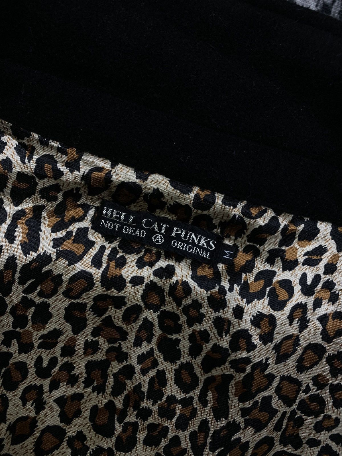 Japanese Brand Hell Cat Punk Not Dead Black Long Duffle Coat Jacket Size US M / EU 48-50 / 2 - 9 Thumbnail