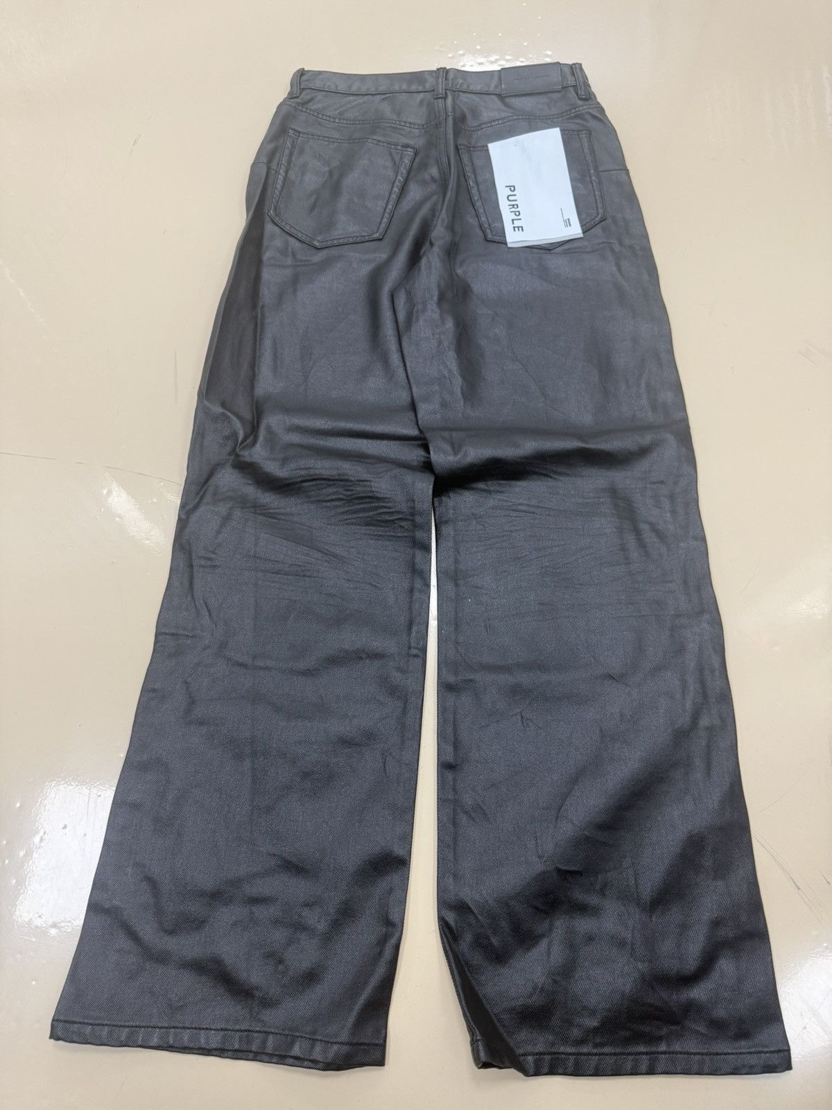 Other Purple Brand Wide Black Cut Jeans Size 26" / US 2 / IT 38 - 5 Thumbnail