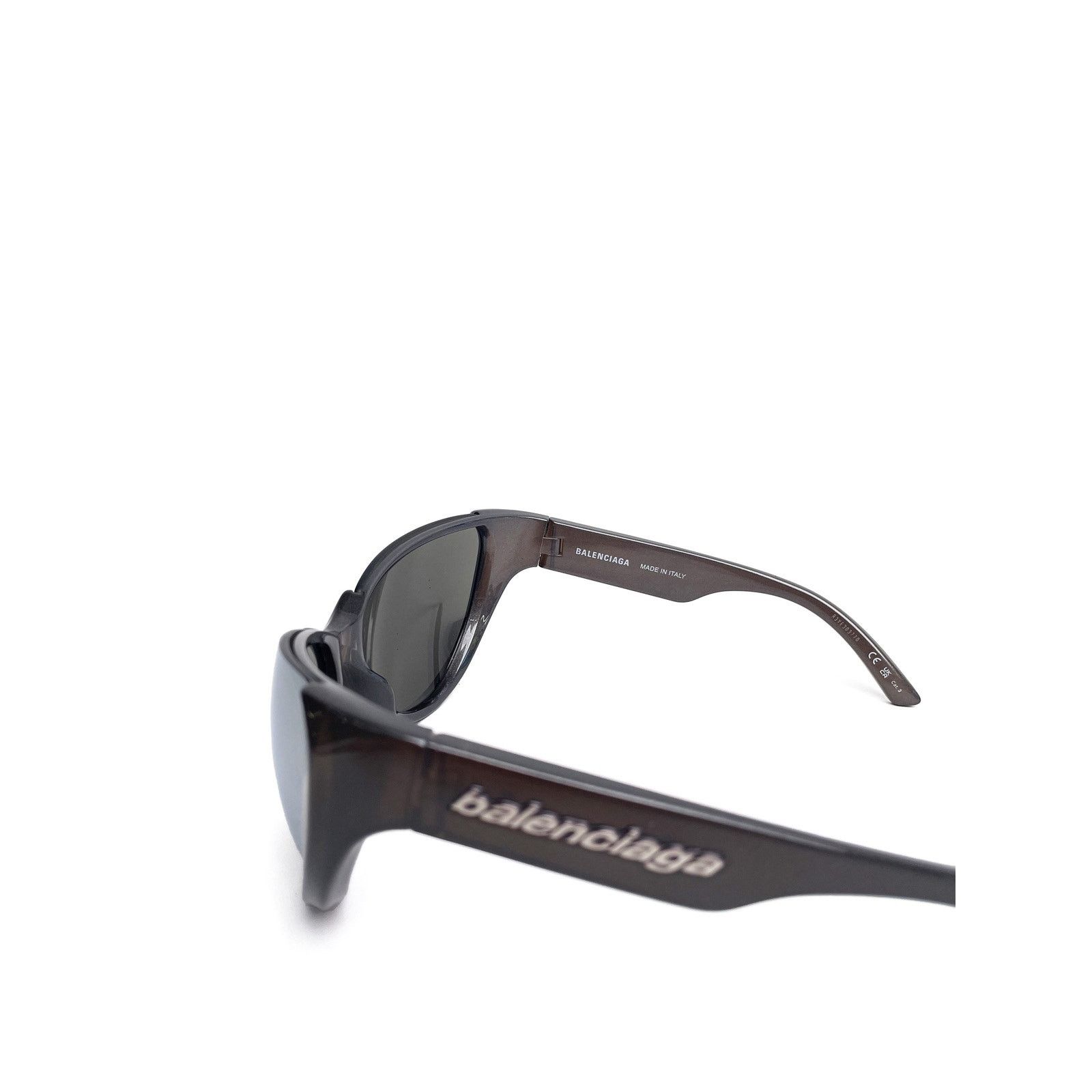 Balenciaga Dark Grey Mirror Lens Expander Sunnies Size ONE SIZE - 6 Thumbnail