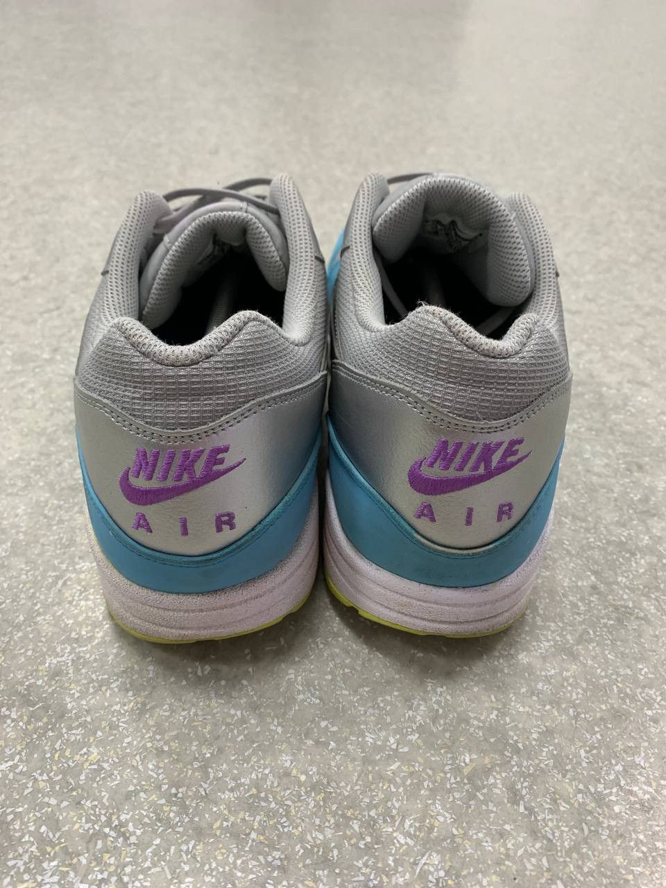 Nike Nike Air Max 1 FB 'Silver Current Blue' Size US 12 / EU 45 - 5 Thumbnail