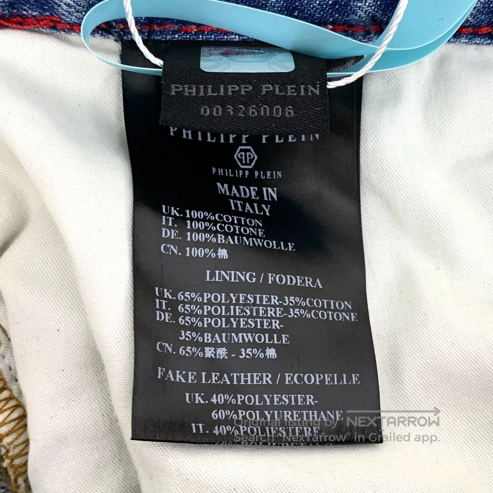 Philipp Plein Philipp Plein size L Blue Washed Destroyed Design Cotton C Size US 27 - 7 Thumbnail