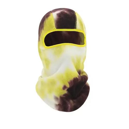 Other Yellow Color Fleece Tie Dye Balaclava Ski Mask Size ONE SIZE - 1 Thumbnail