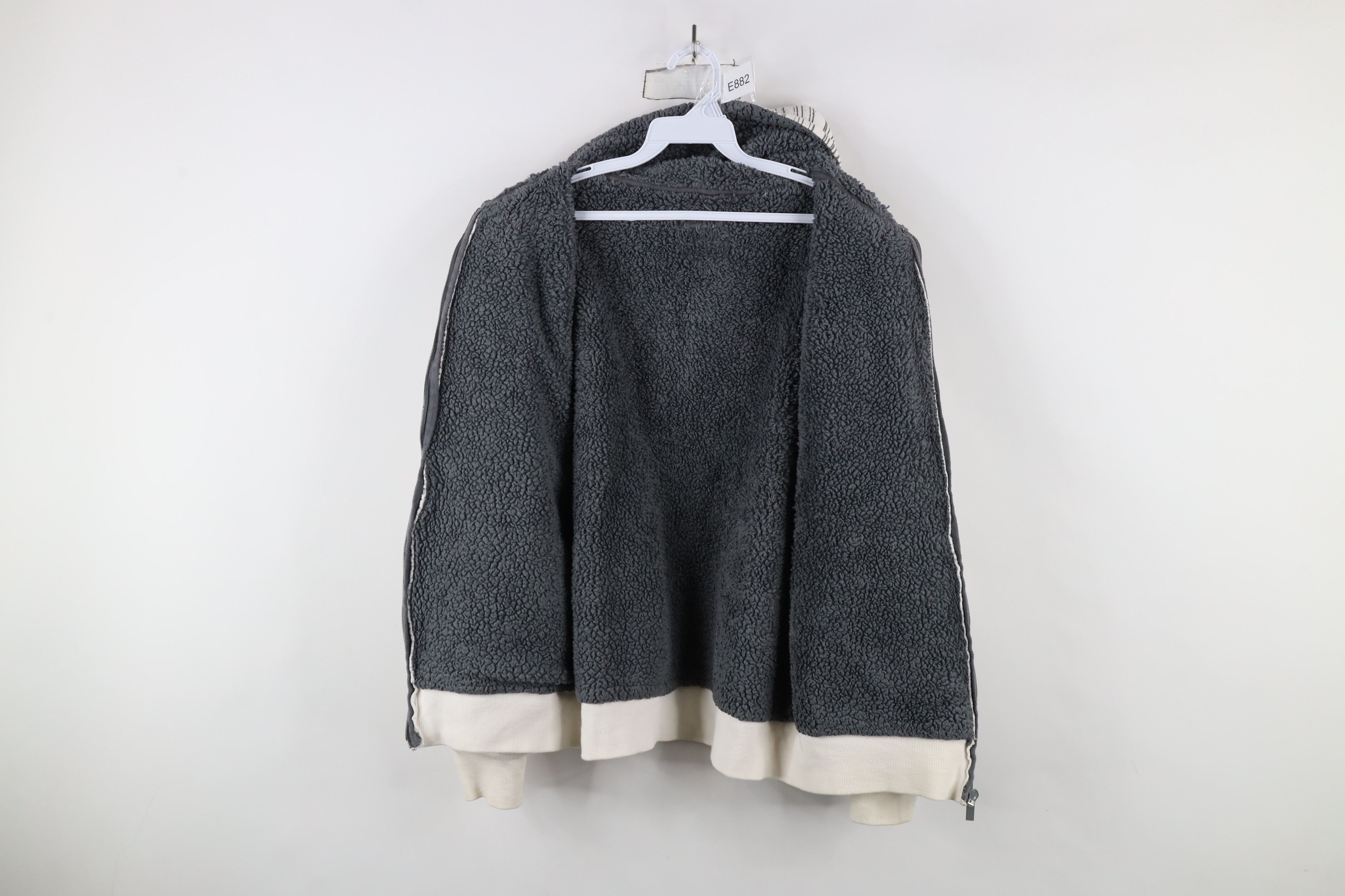 Vintage Vintage 90s Y2K Streetwear Deep Pile Fleece Lined Hoodie Size US S / EU 44-46 / 1 - 8 Thumbnail
