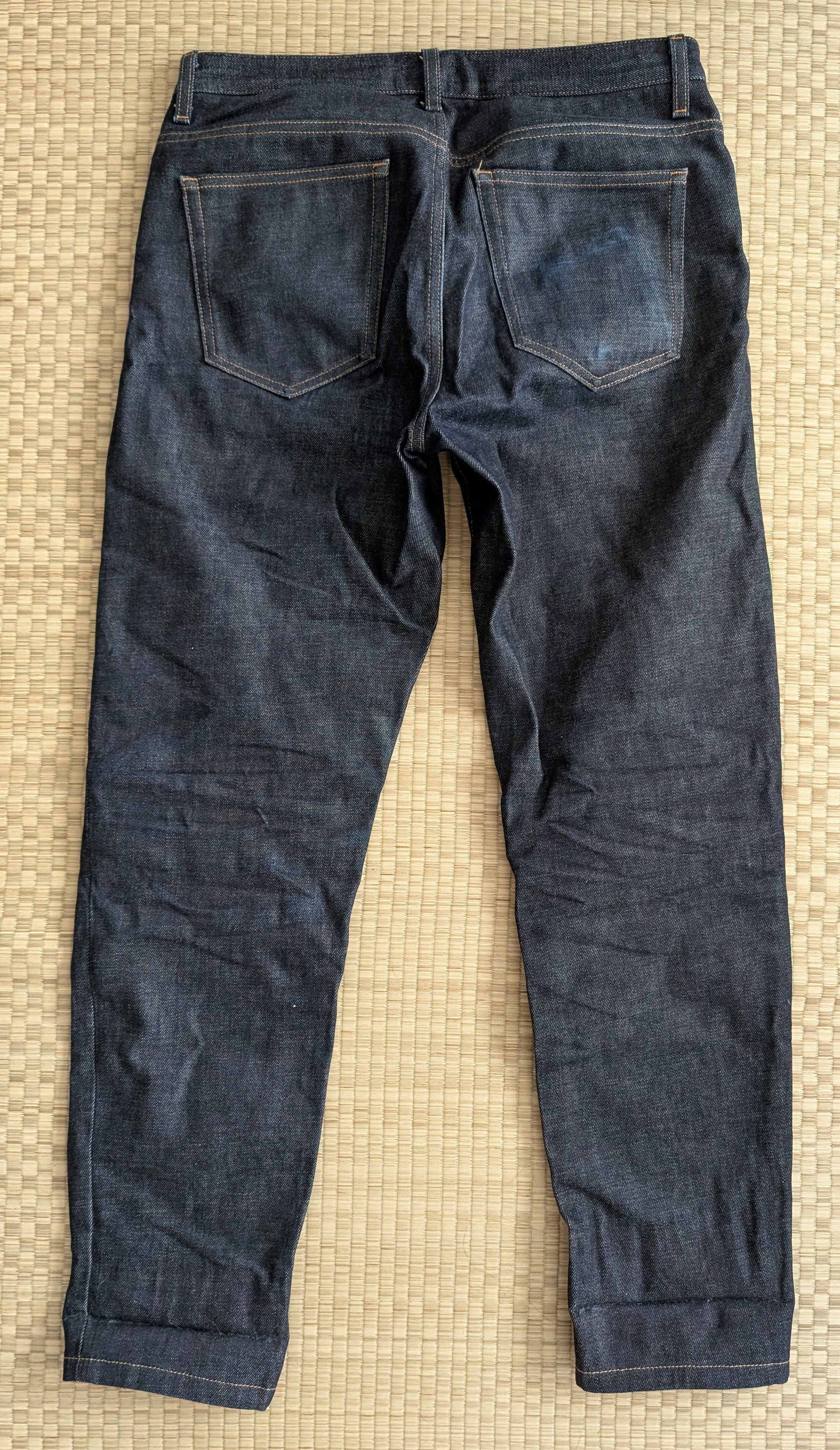 ASKET Raw Denim Regular Jeans Made in Italy