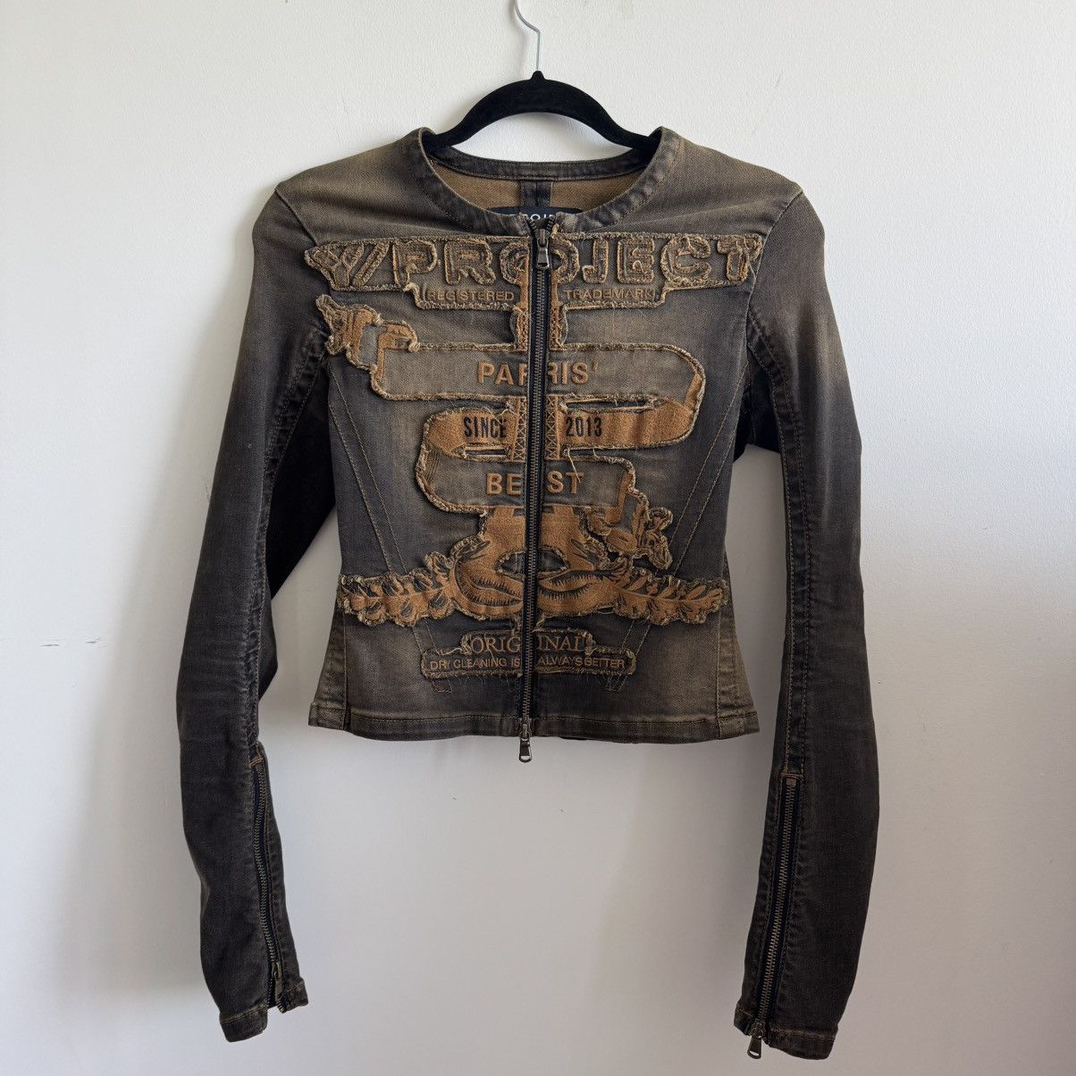 Y/Project Distressed Zip Top Size XS / US 0-2 / IT 36-38 - 1 Thumbnail