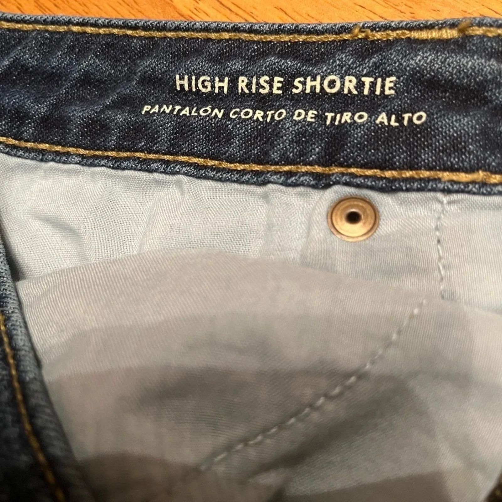 The Unbranded Brand Universal Thread High Rise Shortie cutoff shorts, size 0 Size 25" / US 0 / IT 36 - 5 Thumbnail