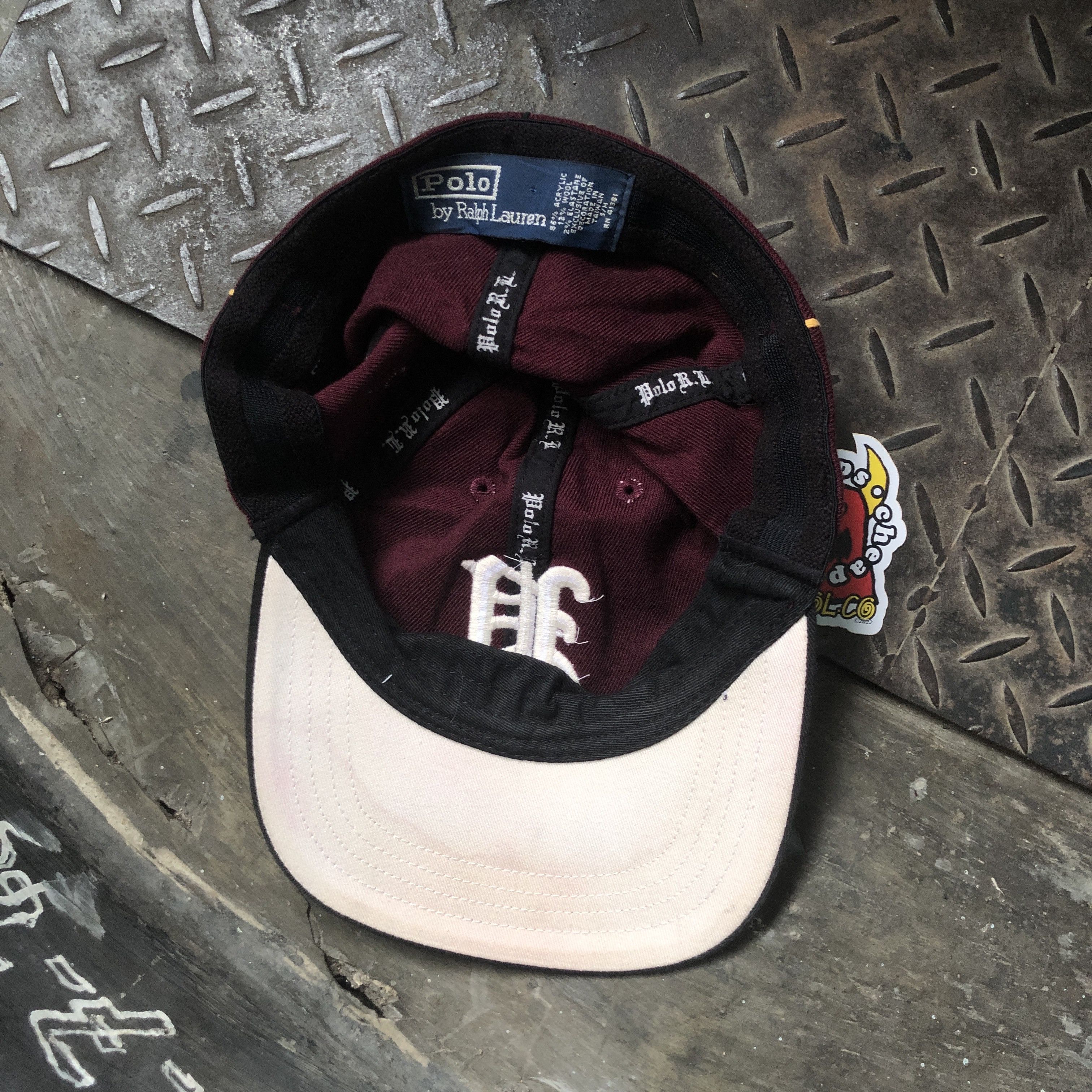 Polo Ralph Lauren 🔥RARE🔥Vintage 80s Polo Ralph Lauren Wool Fitted Size ONE SIZE - 7 Thumbnail