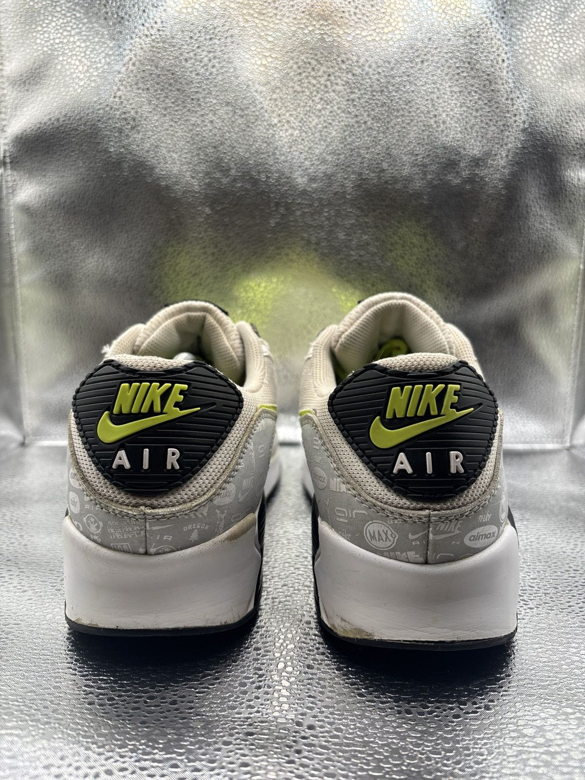 Nike Nike Air Max 90 Reflective Mosaic Of Logos Size US 12 / EU 45 - 4 Thumbnail