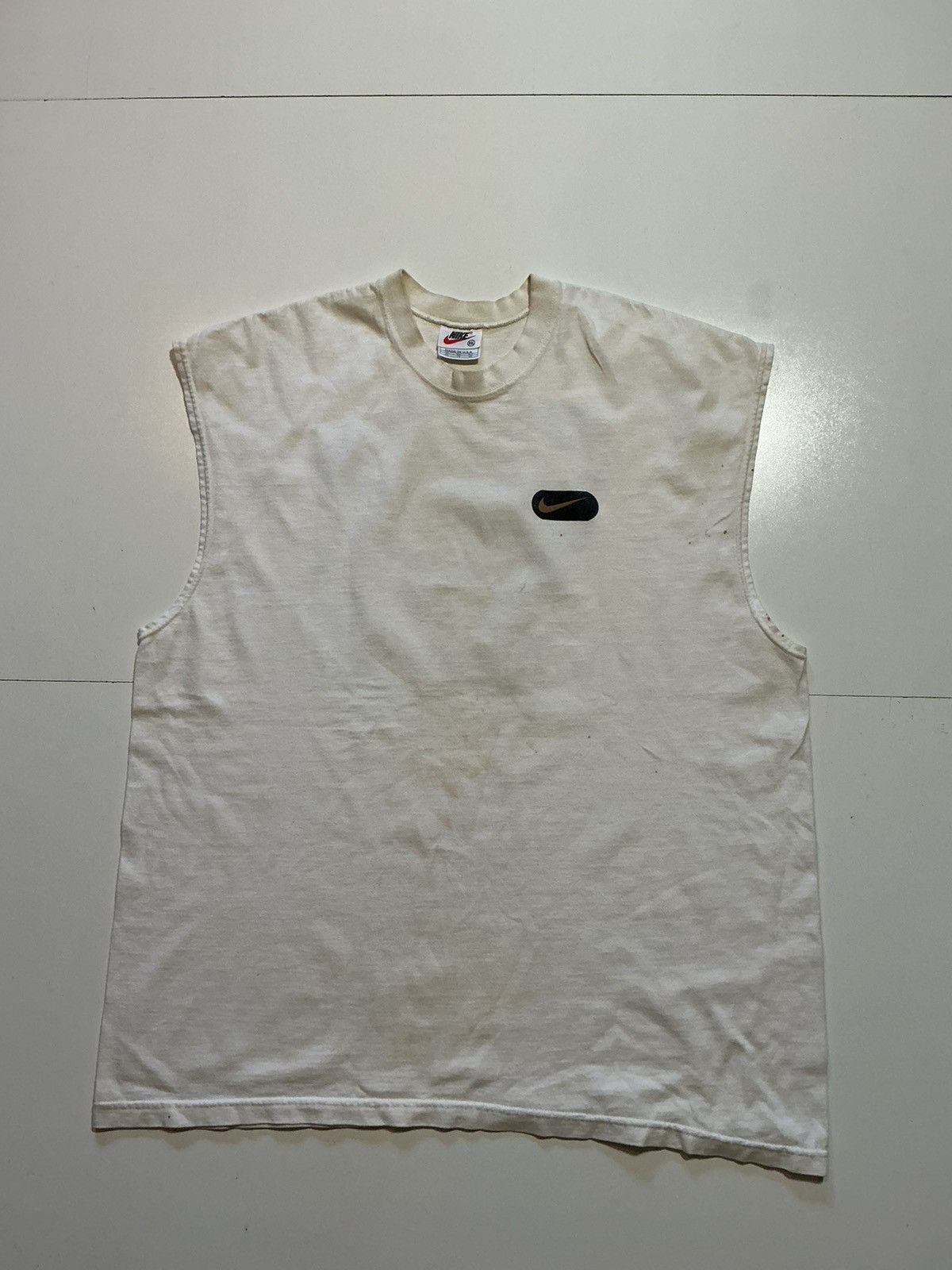 Nike VTG 90s Y2K Nike Basketball Tornado Twist Tank Top T-Shirt Size US XXL / EU 58 / 5 - 2 Thumbnail