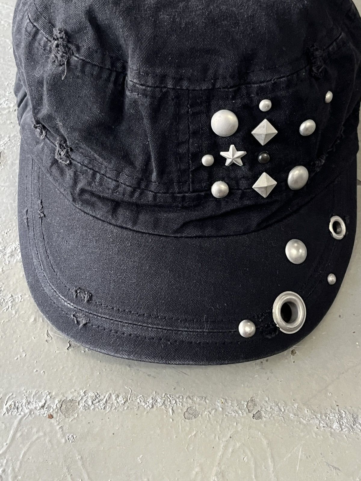 If Six Was Nine Distressed Studded Gothic Punk Vkei Cadet Patrol Undercover Size ONE SIZE - 3 Thumbnail
