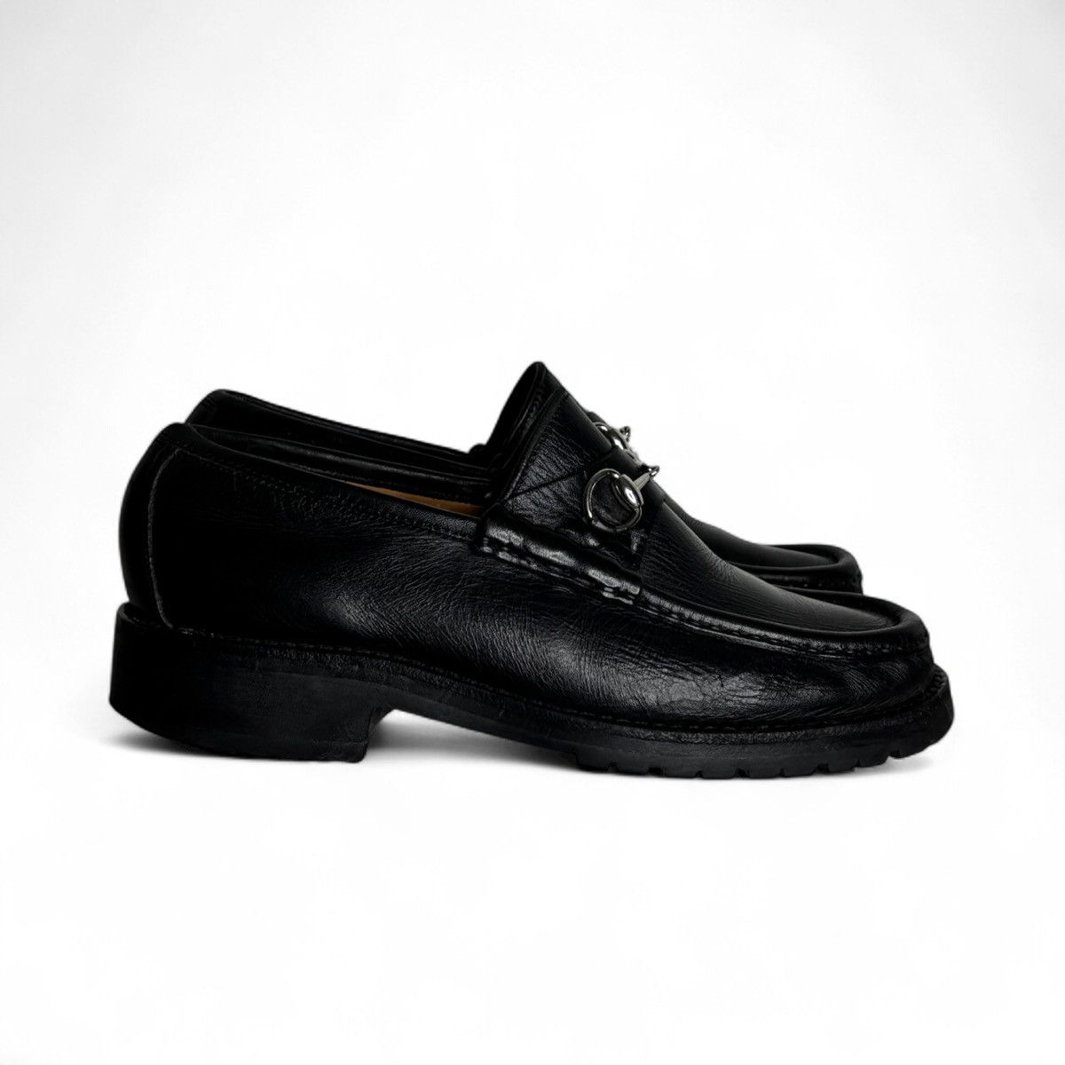Gucci Vintage Gucci Horsebit leather loafers Size US 6 / IT 36 - 3 Thumbnail