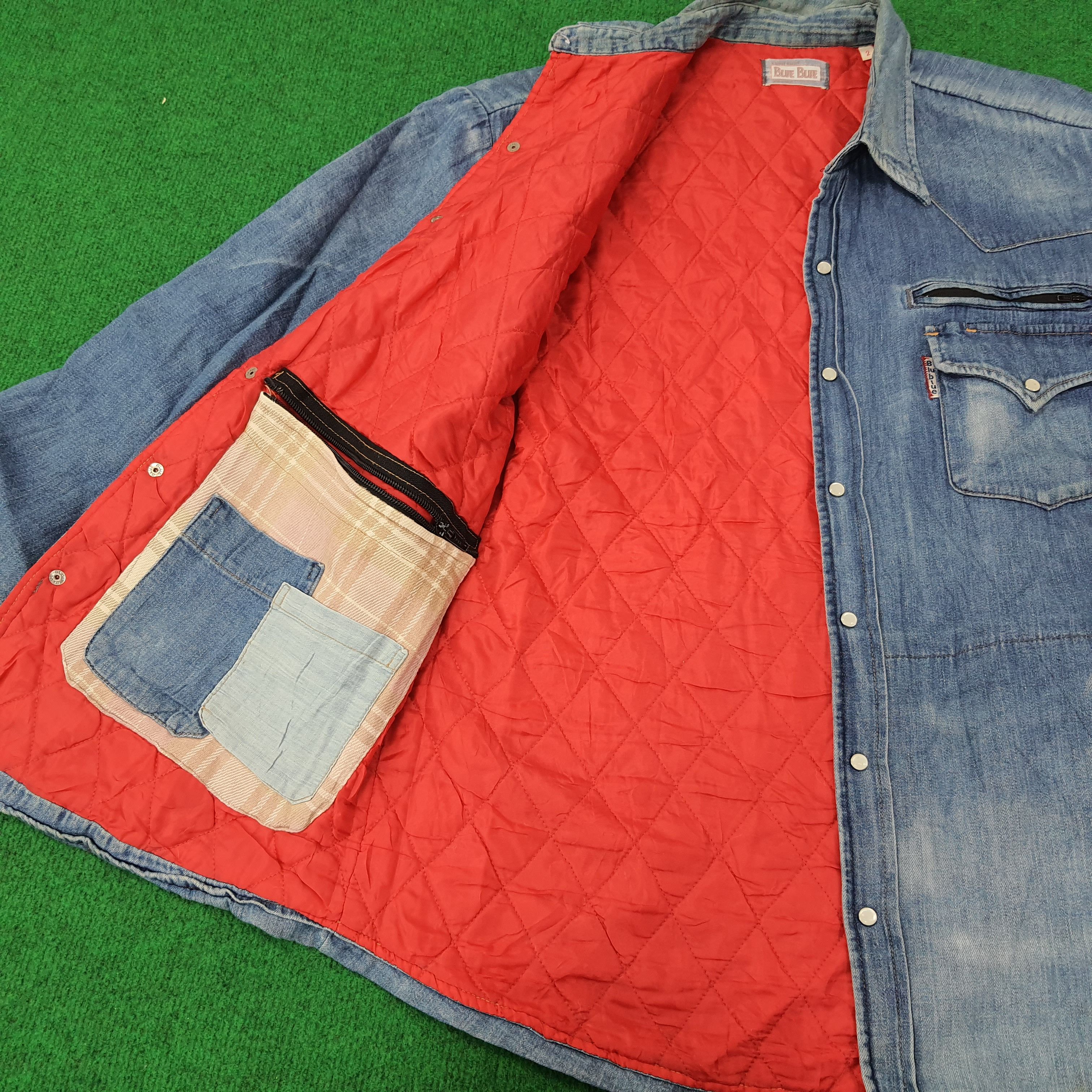 Blue Blue Japan Vintage Blue Blue Japan Denim Button Up Jacket C249N13 Size US M / EU 48-50 / 2 - 7 Thumbnail