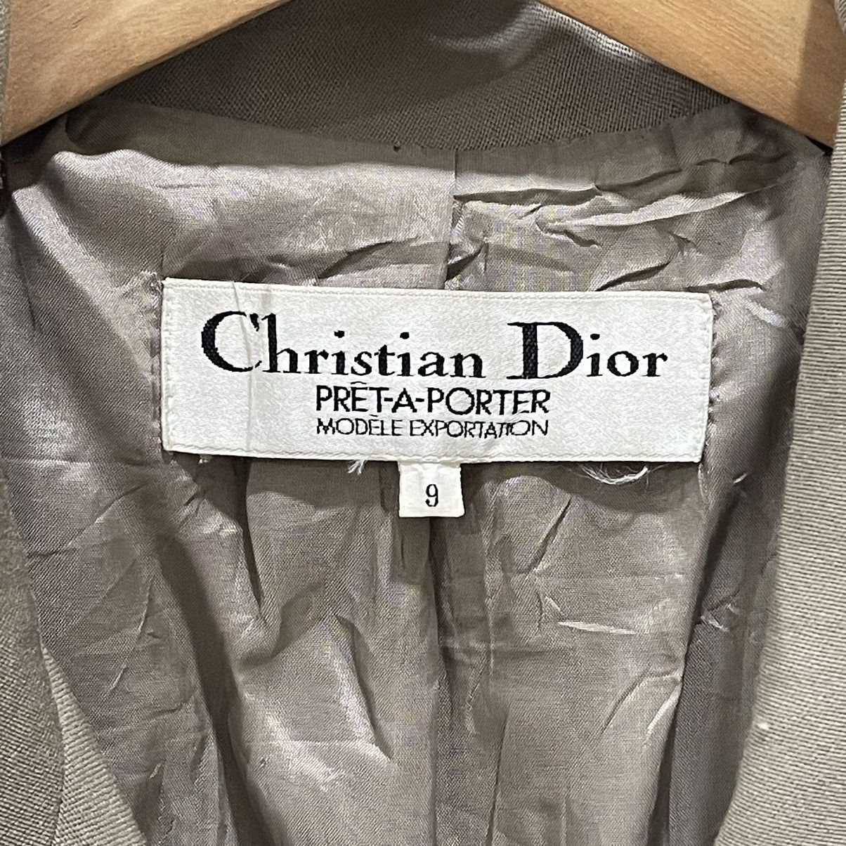 Vintage 80s Christian Dior PRÊT-A-PORTER Trench Coat Jacket
