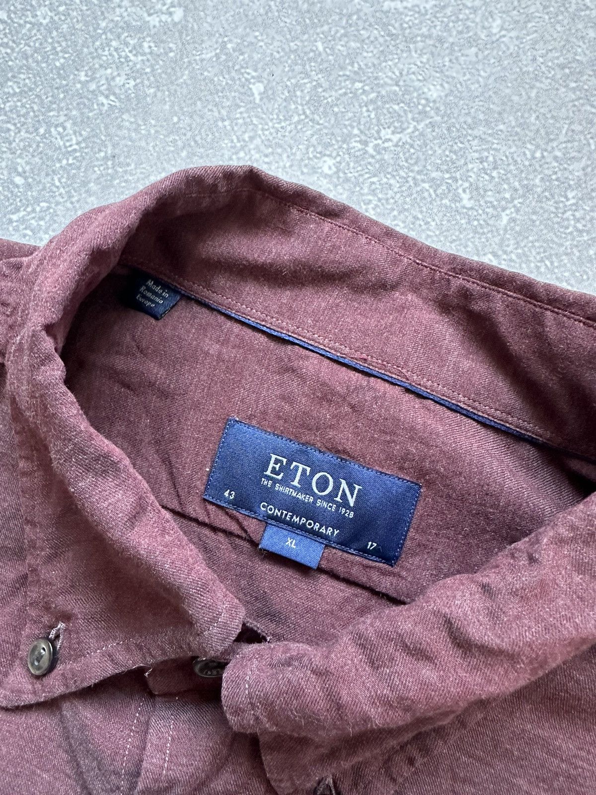 Eton ETON Cotton Long Sleeve Shirt Size XL Size US XL / EU 56 / 4 - 3 Thumbnail