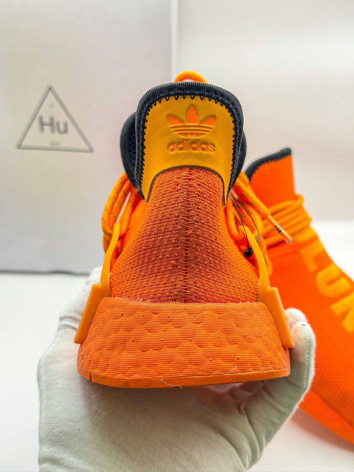 Adidas × Pharrell Adidas x Pharrell Williams NMD Hu Orange Size US 10 / EU 43 - 5 Thumbnail