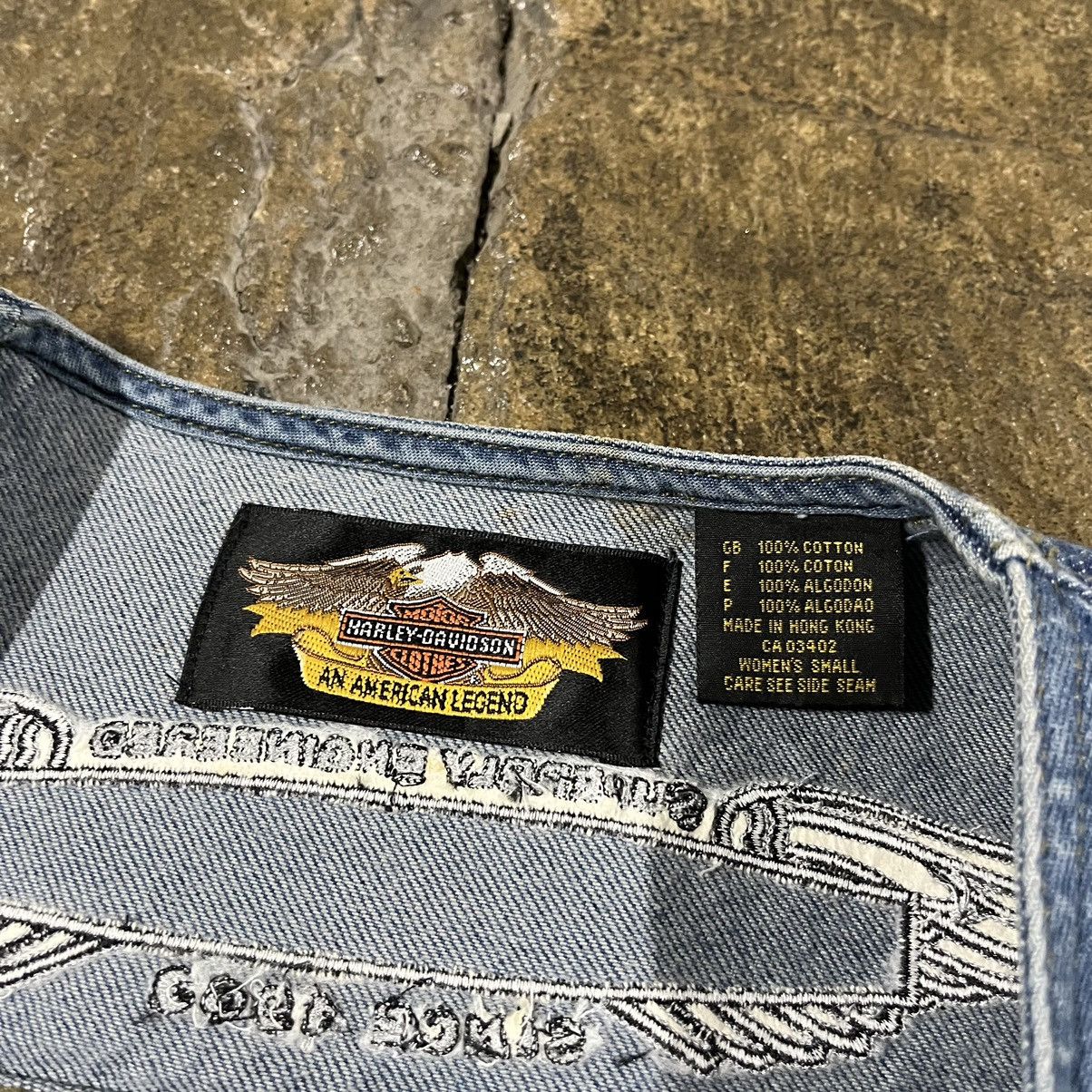 Harley Davidson × Vintage Harley Davidson Vintage Vest 90s Y2K Women's Size Small Size S / US 4 / IT 40 - 5 Thumbnail