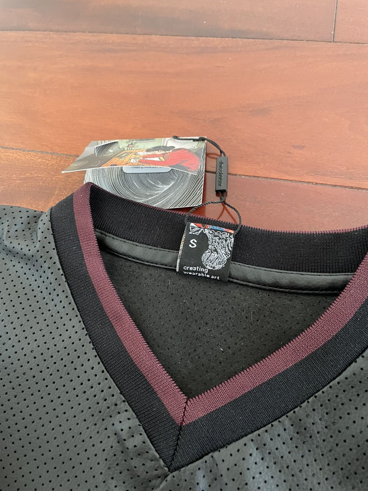 Derschutze Derschutze “koi fish v2" leather jersey Size US S / EU 44-46 / 1 - 5 Thumbnail