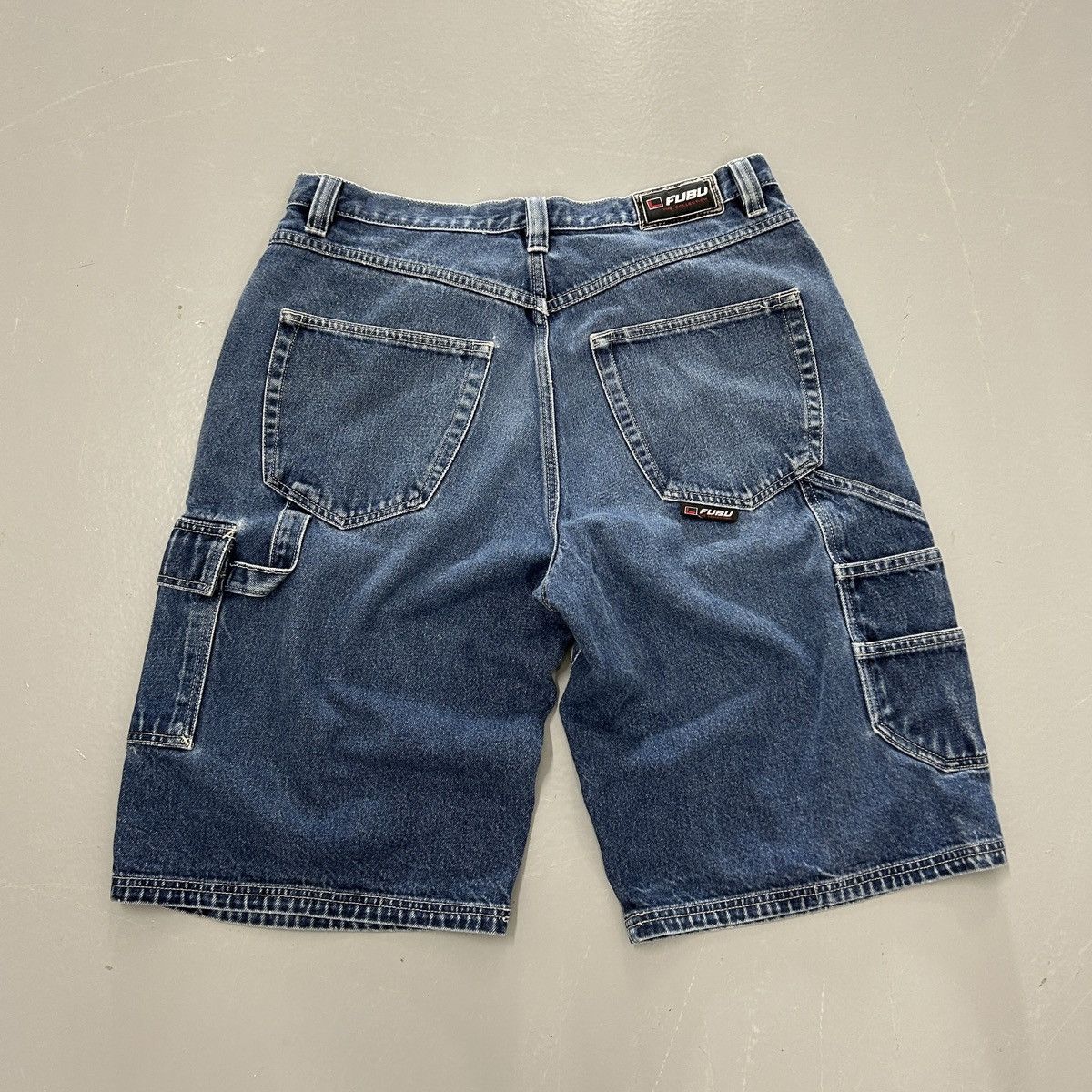 Vintage Crazy vintage 90’s baggy faded carpenter jorts wide cargo | Grailed