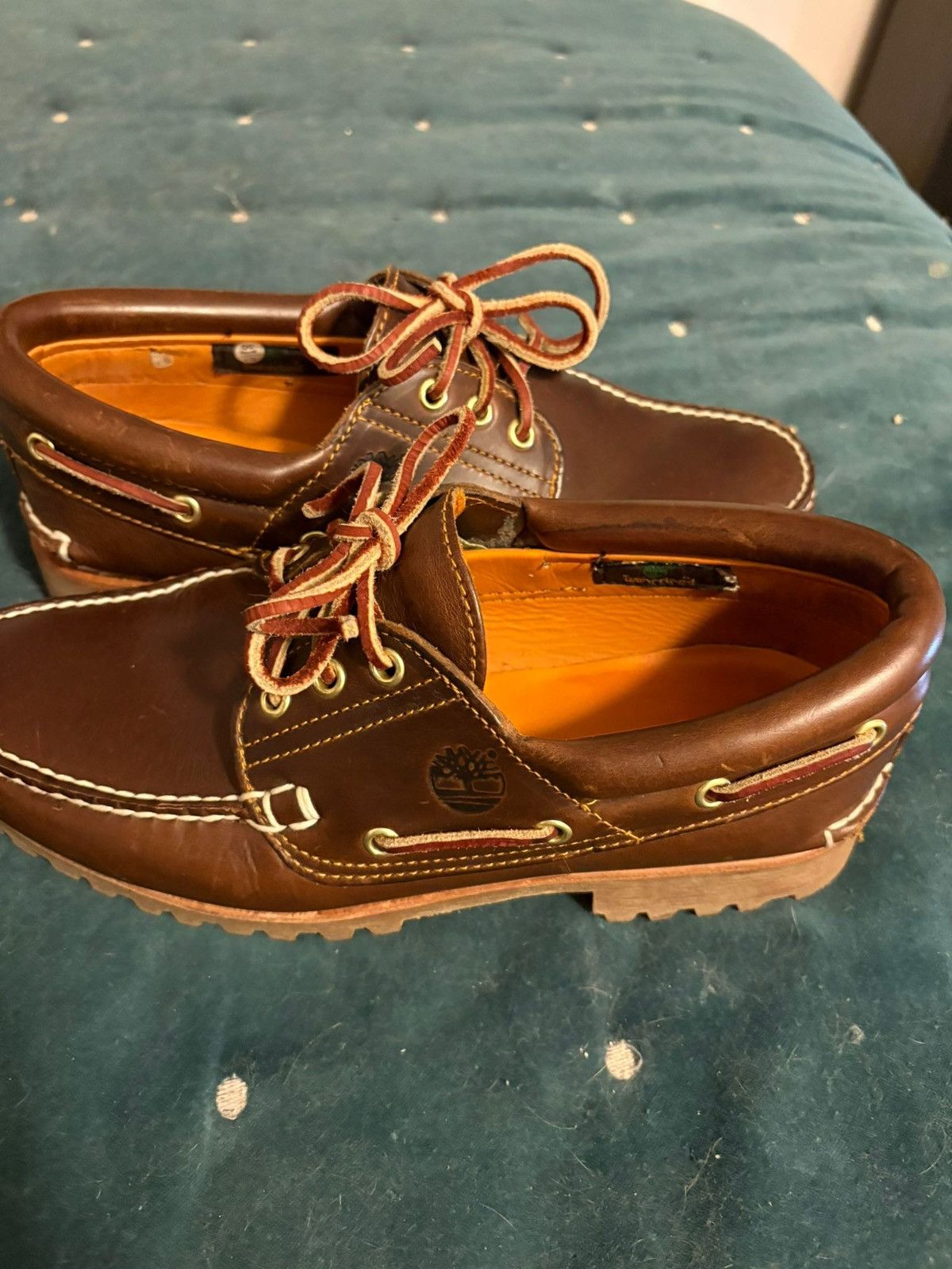 Timberland Timberland Authentic 3-Eye Lug Handsewn Boat Shoe 3003 Size US 8.5 / EU 41-42 - 3 Thumbnail