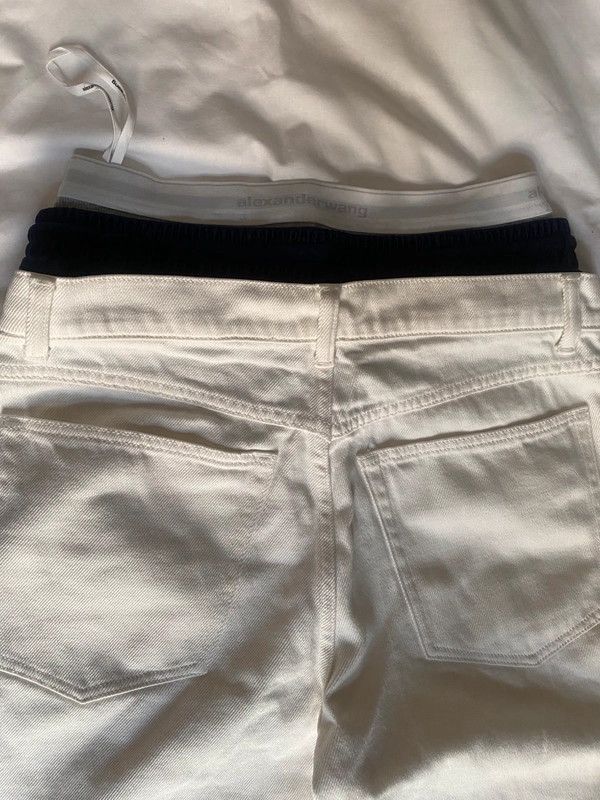 Alexander Wang Alexander Wang Tri-Layer White Jeans Size 30" / US 8 / IT 44 - 3 Thumbnail